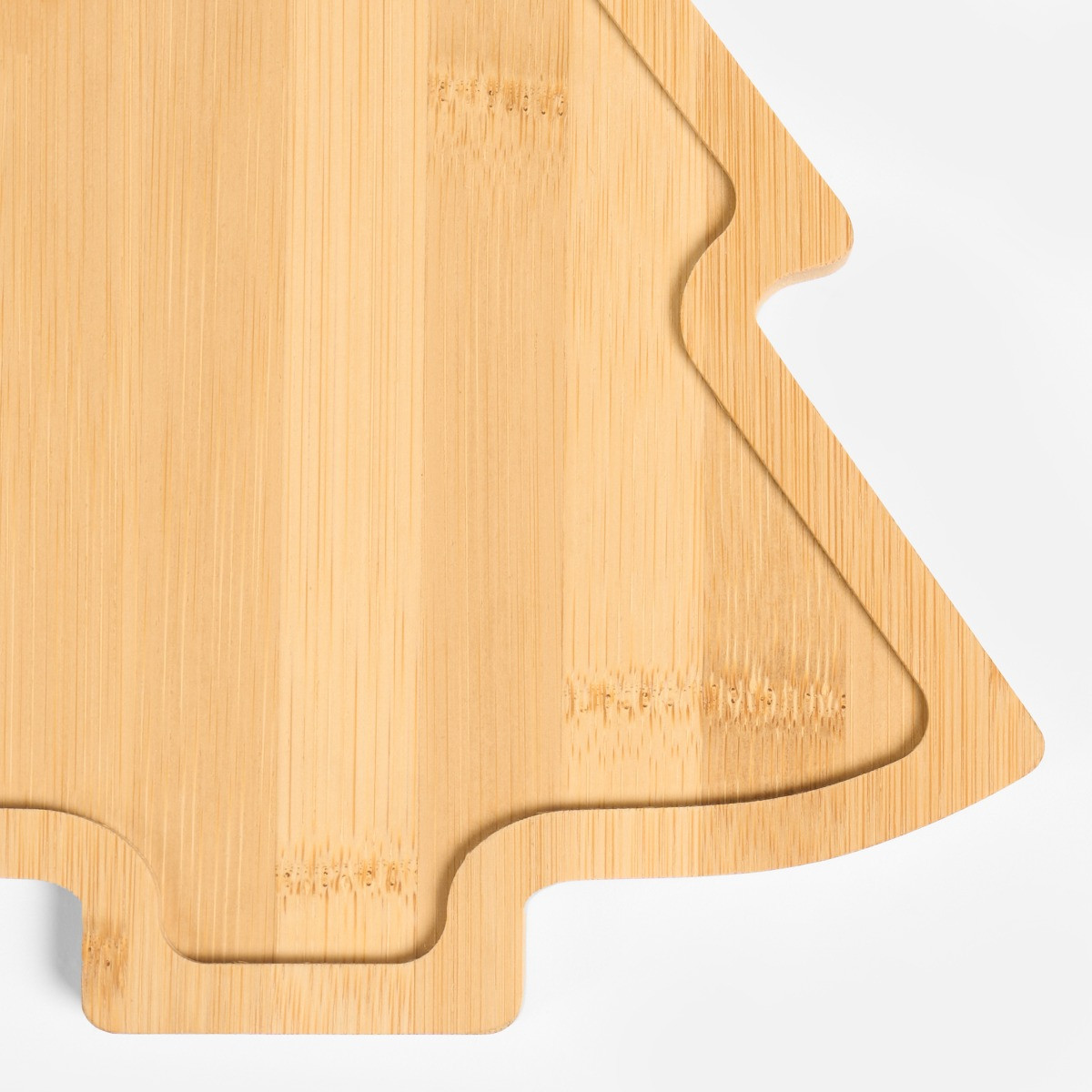 OHS Wooden Christmas Tree Plate - Natural>