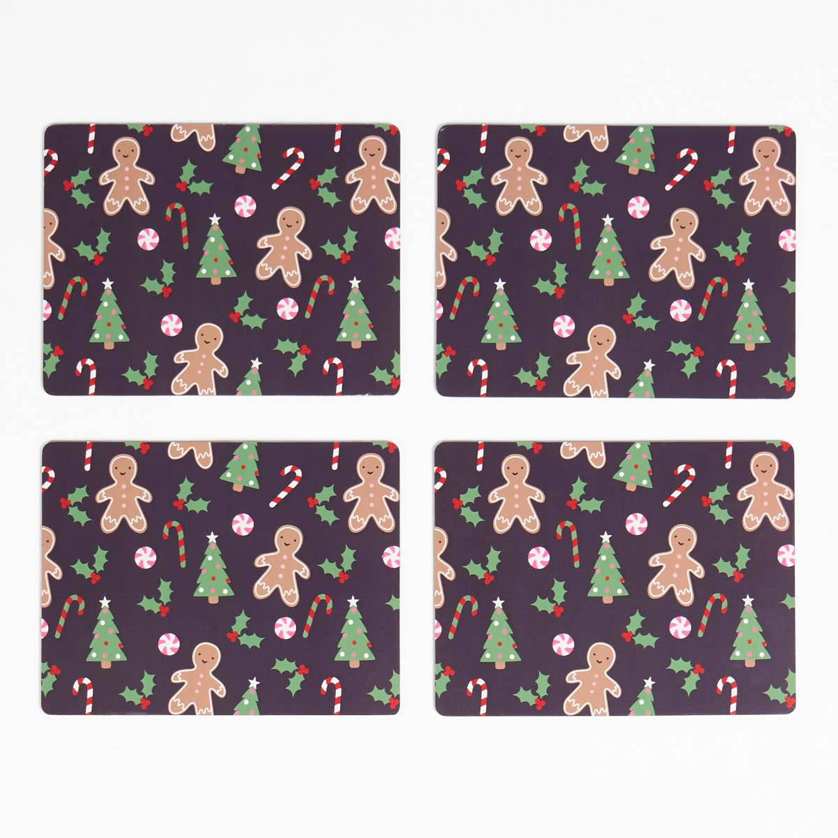 OHS Gingerbread Placemat and Coaster Set - 4 Pack >