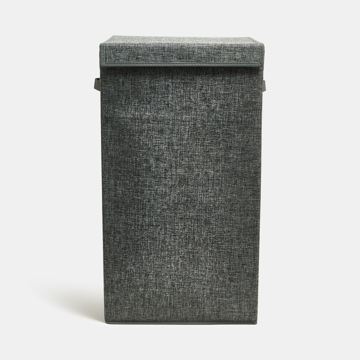 OHS Linen Look Collapsible Laundry Basket - Grey>