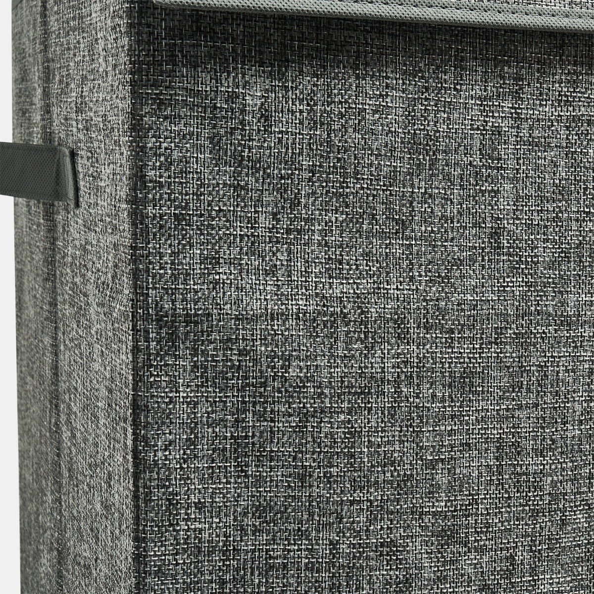 OHS Linen Look Collapsible Laundry Basket - Grey>