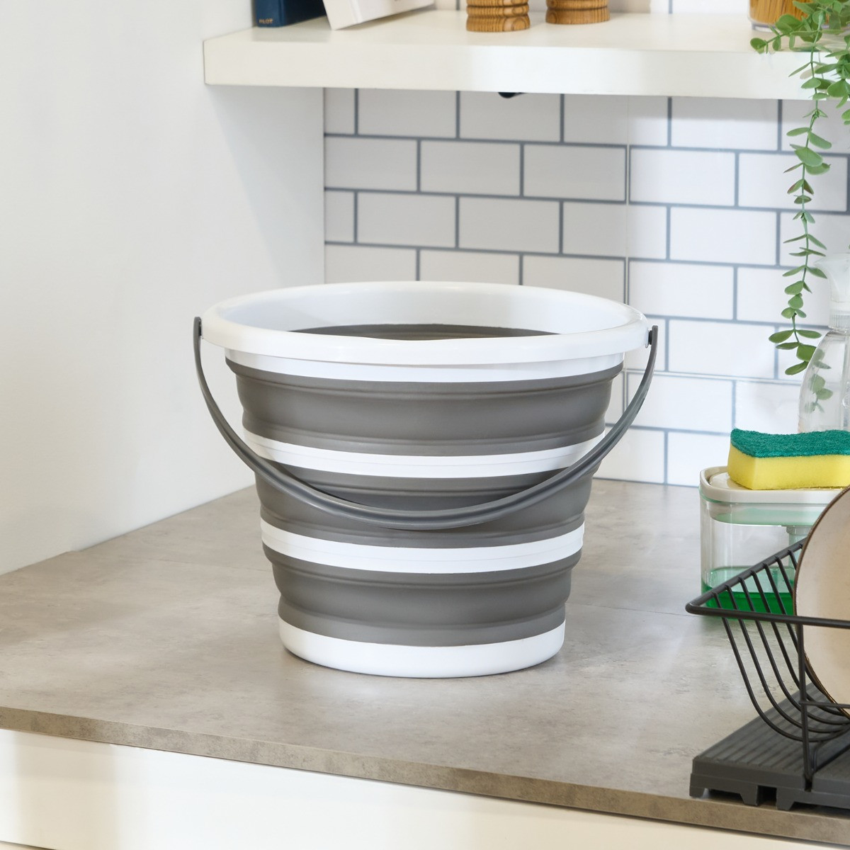 OHS Collapsible Bucket - Grey