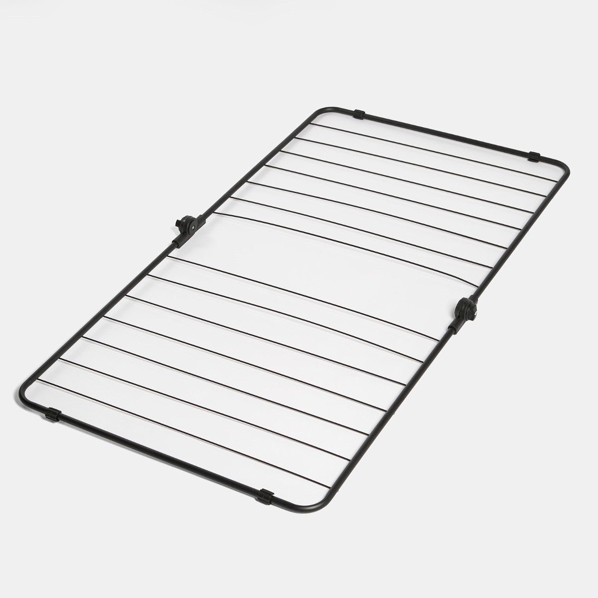 OHS Over The Bath Clothes Airer - Black>