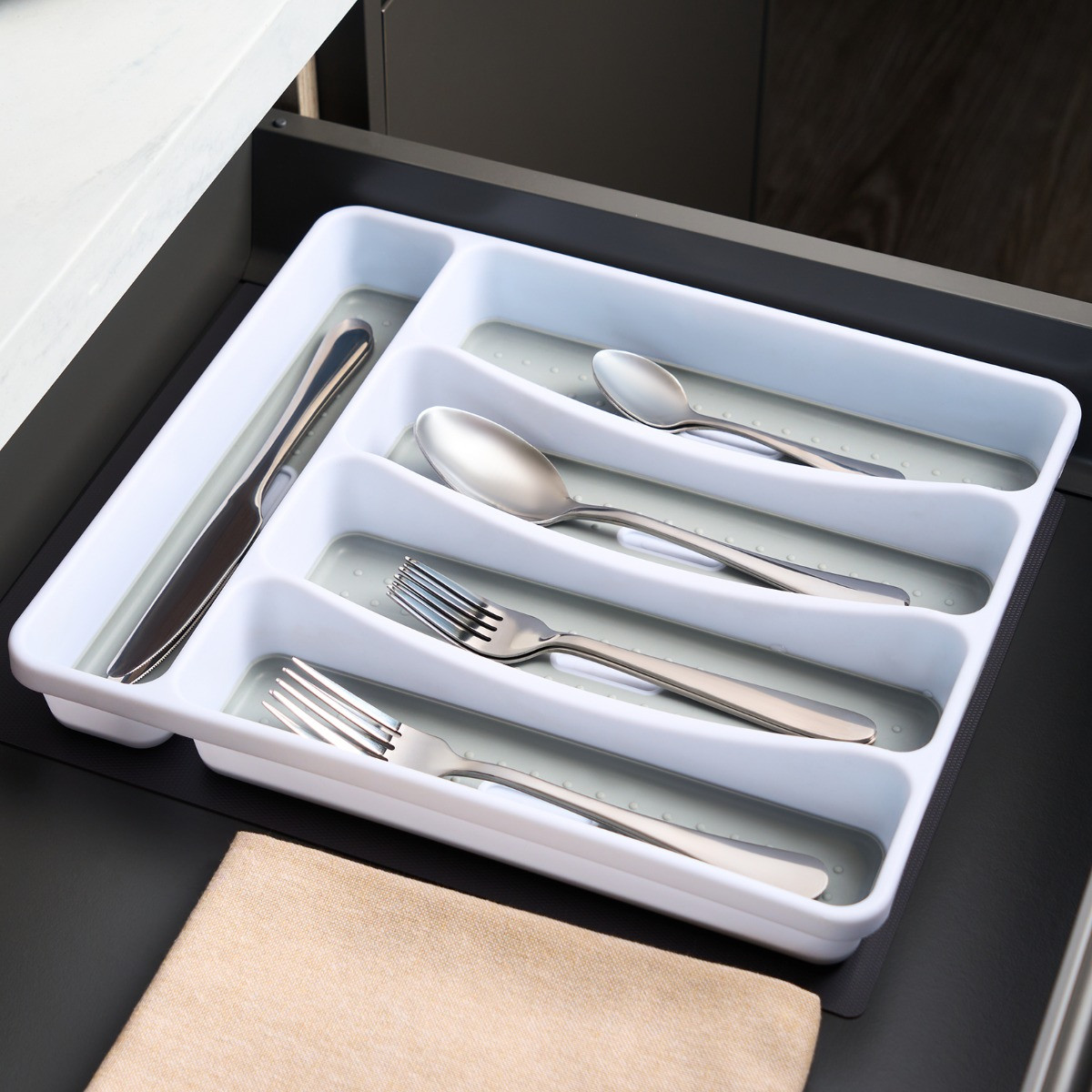 OHS Cutlery Tray - White >
