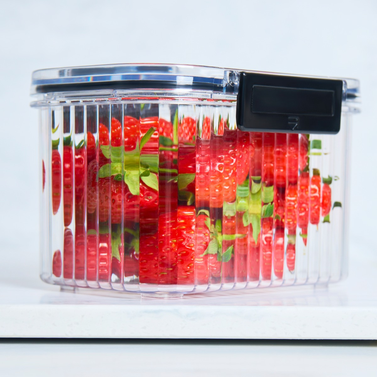 OHS Small Plastic Clip Lock Storage Container - Clear>