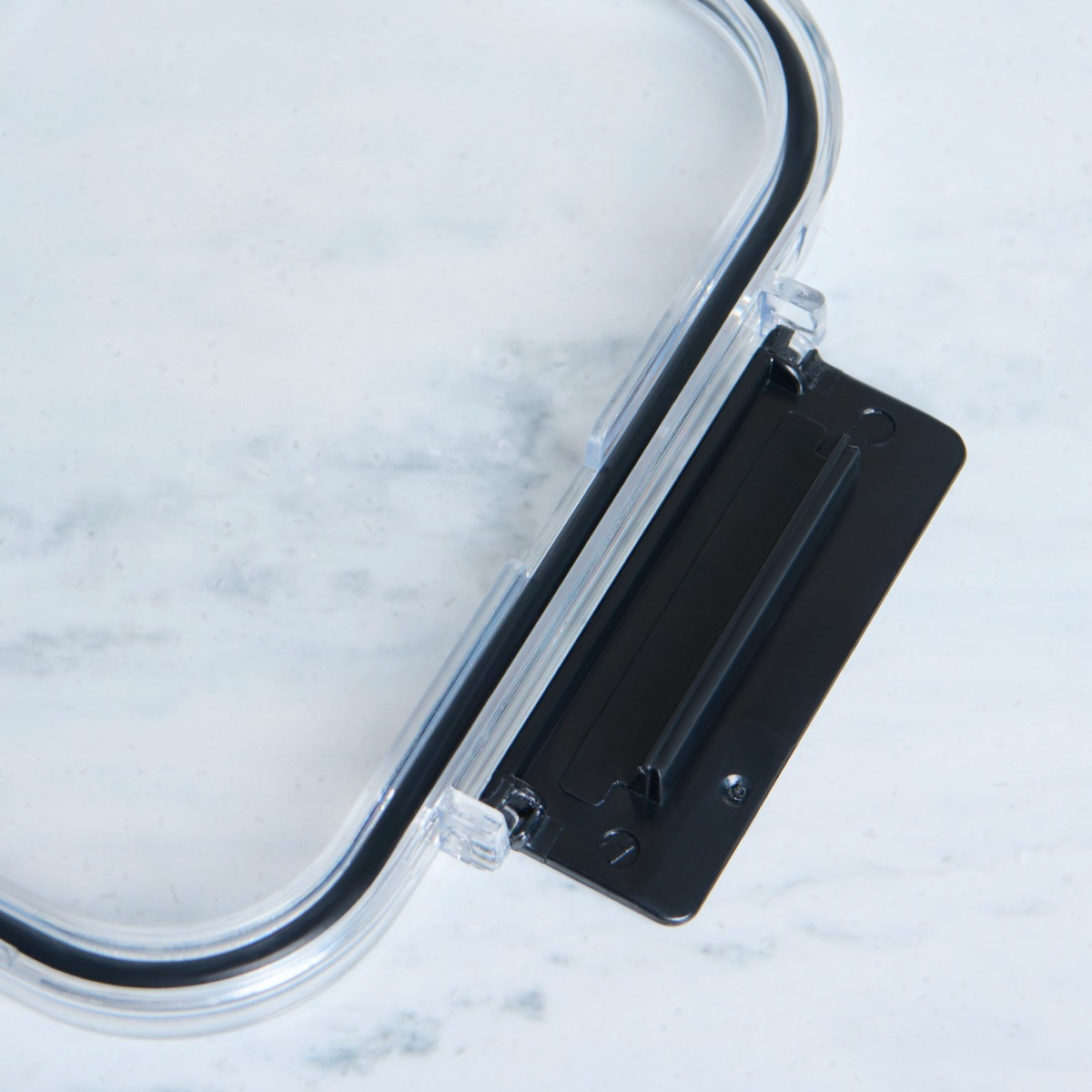 OHS Small Plastic Clip Lock Storage Container - Clear>