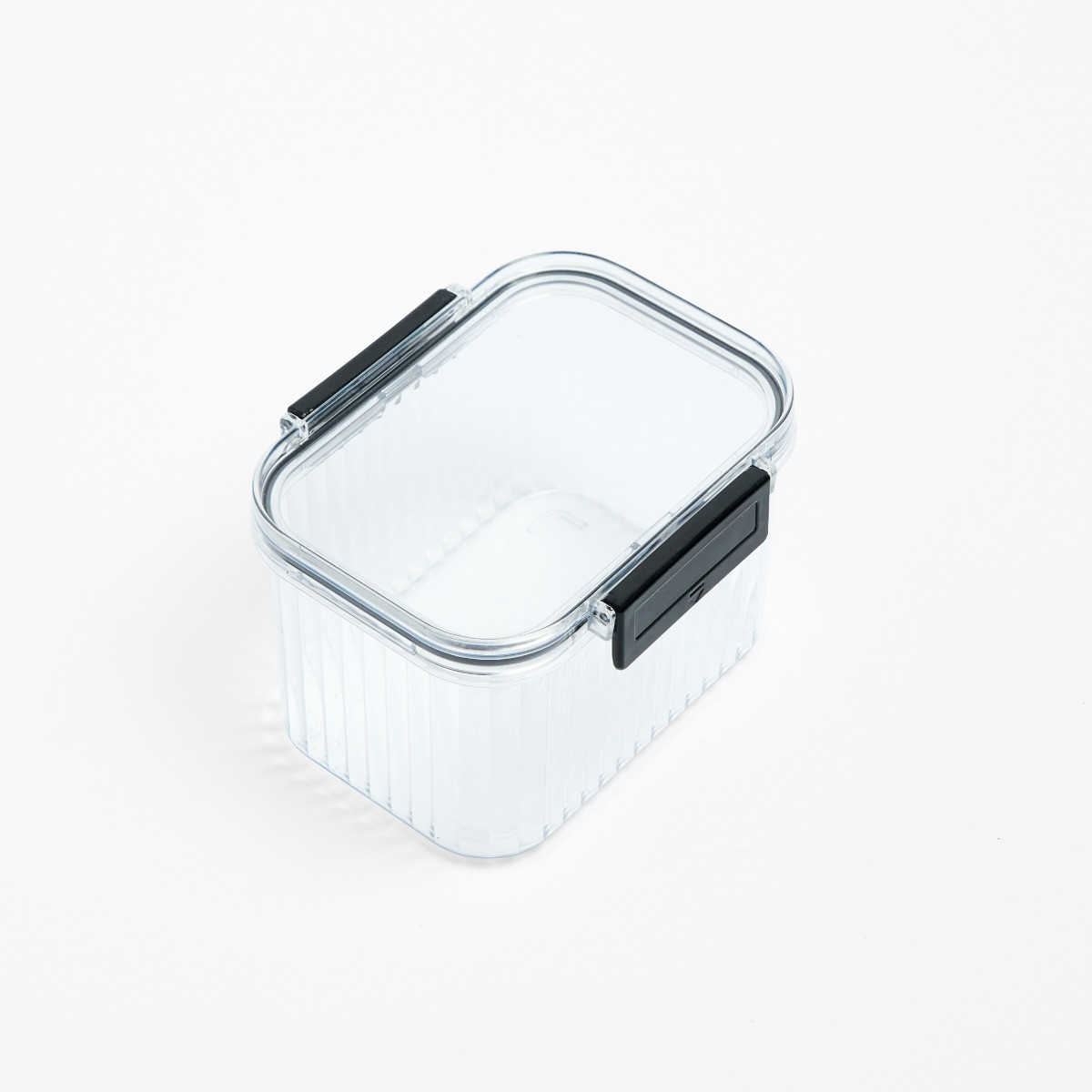 OHS Small Plastic Clip Lock Storage Container - Clear>