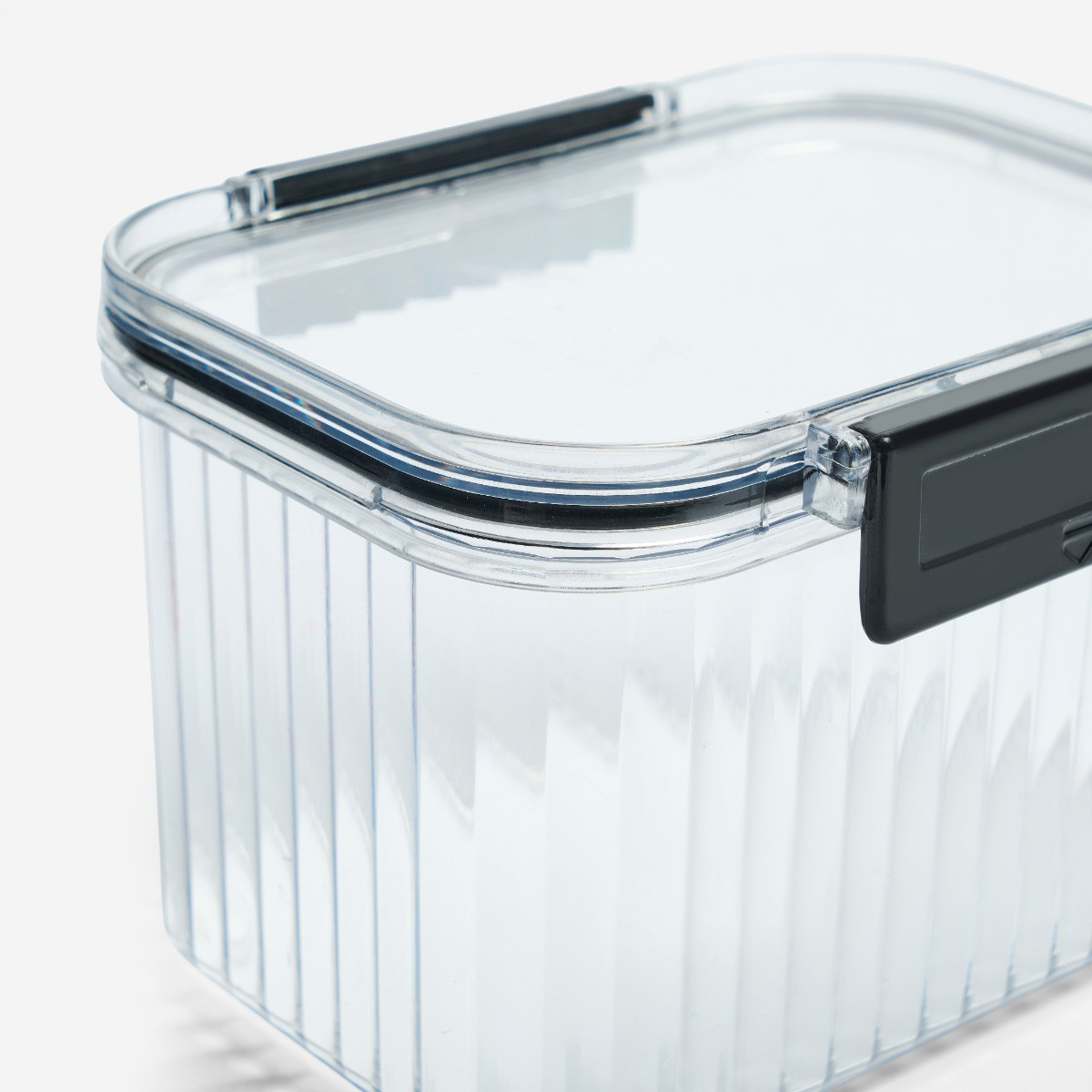 OHS Small Plastic Clip Lock Storage Container - Clear>
