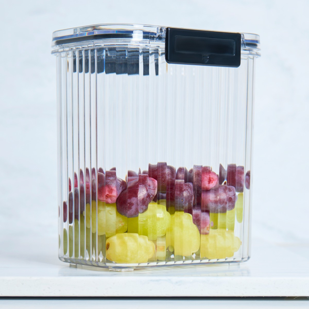 OHS Medium Plastic Clip Lock Storage Container - Clear>
