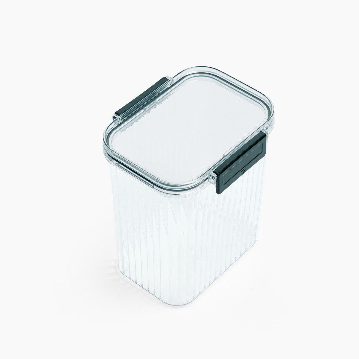 OHS Medium Plastic Clip Lock Storage Container - Clear>