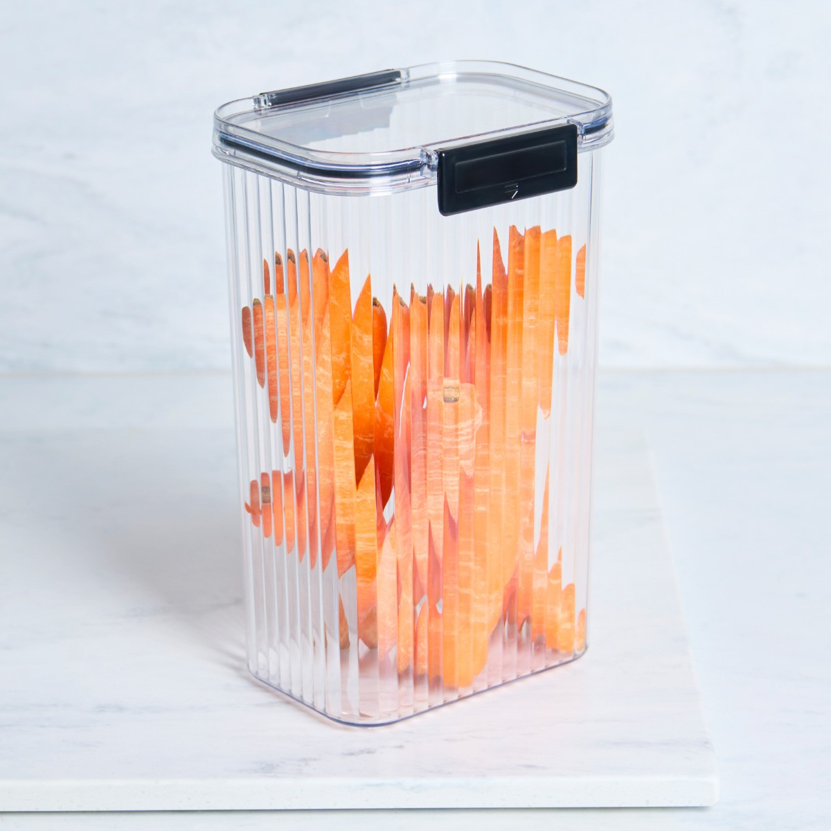 OHS Large Plastic Clip Lock Storage Container - Clear>