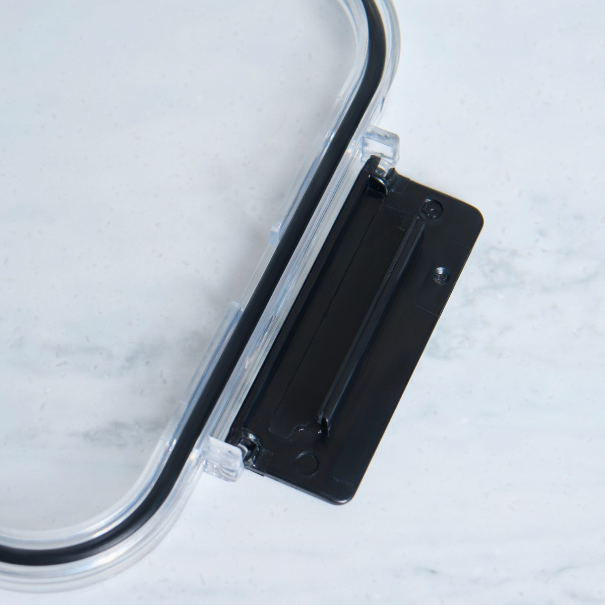 OHS Large Plastic Clip Lock Storage Container - Clear>