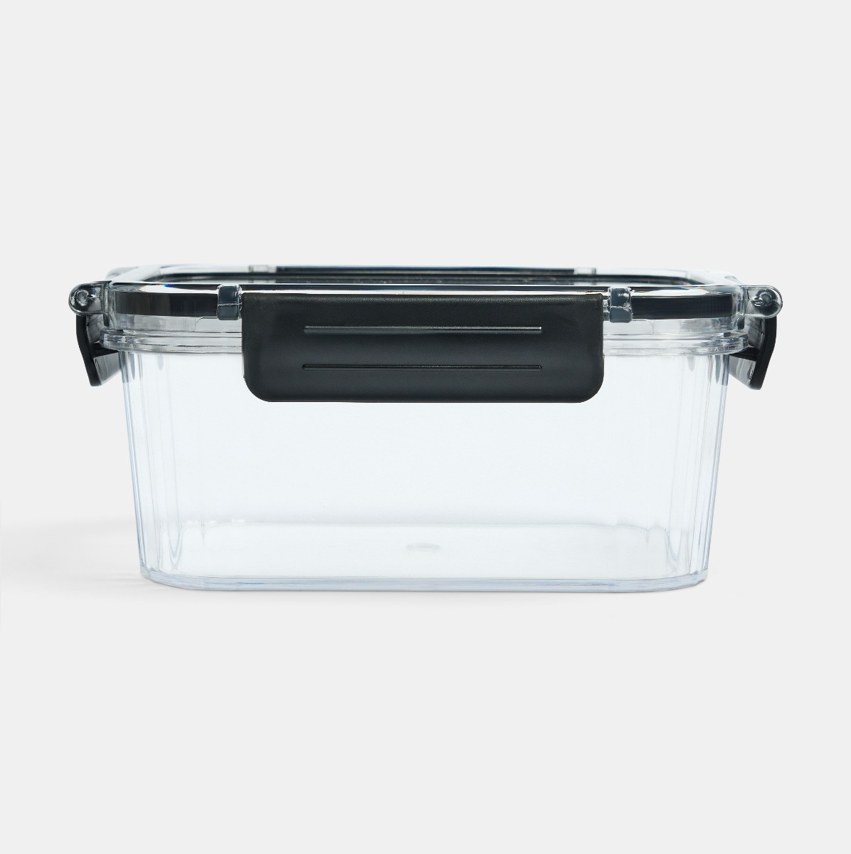 OHS Clip Lock Plastic Storage Container Set, Clear - 3 Pack>