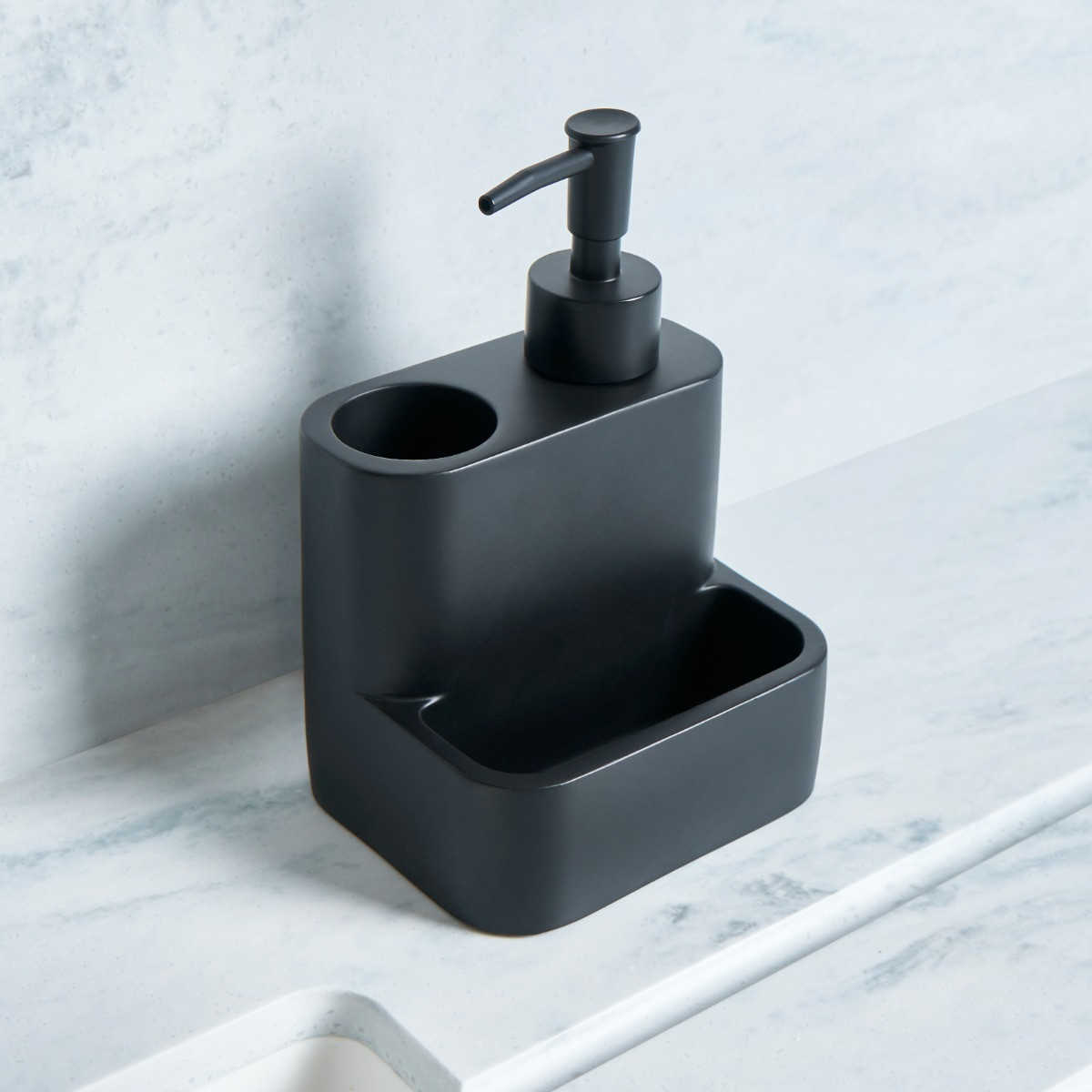 OHS Kitchen Sink Soap Dispenser - Black>
