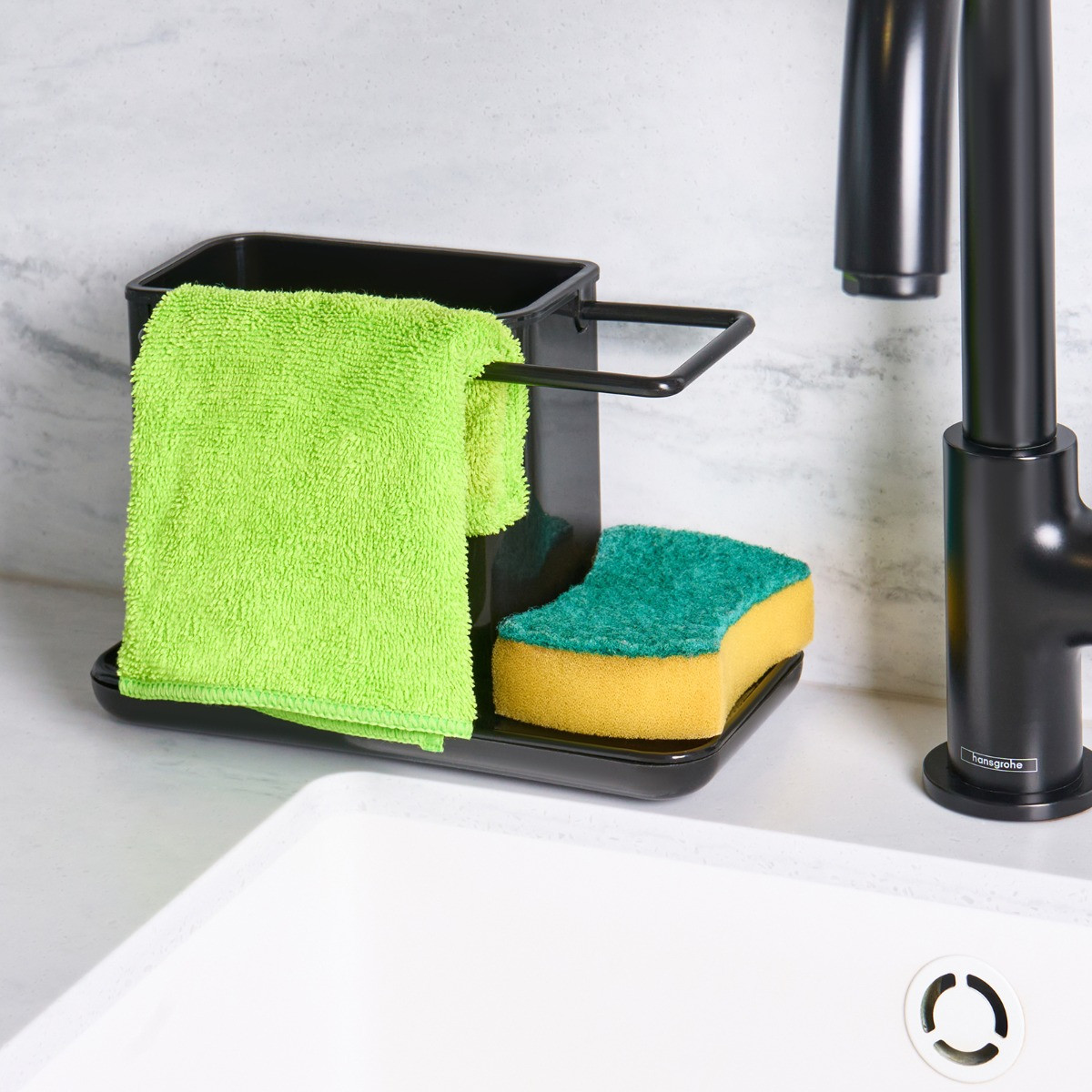 OHS Kitchen Sink Caddy - Black>