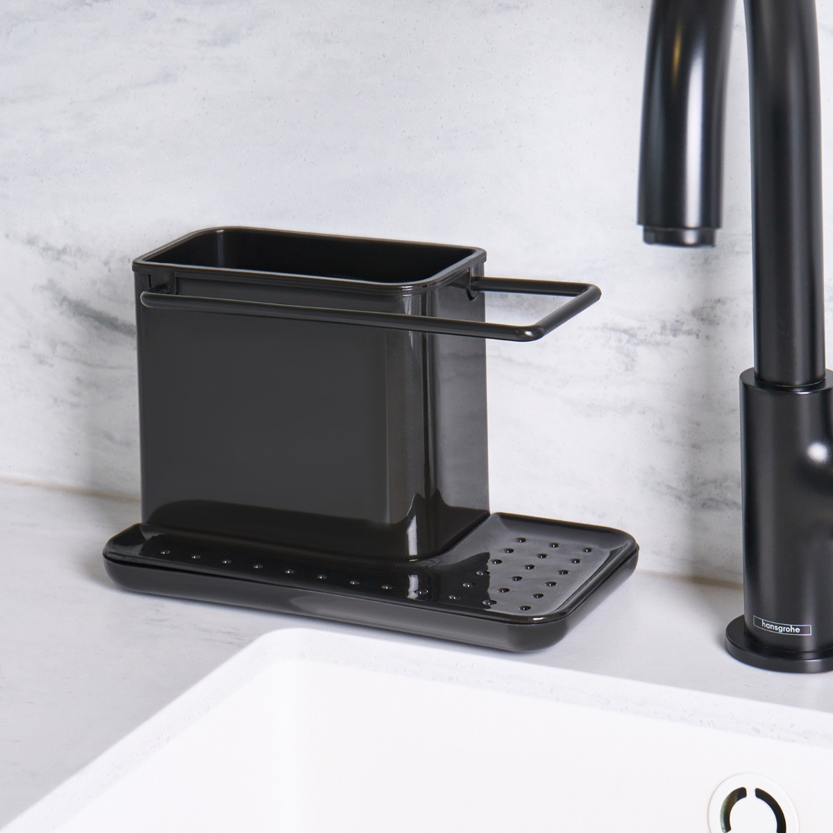 OHS Kitchen Sink Caddy - Black>