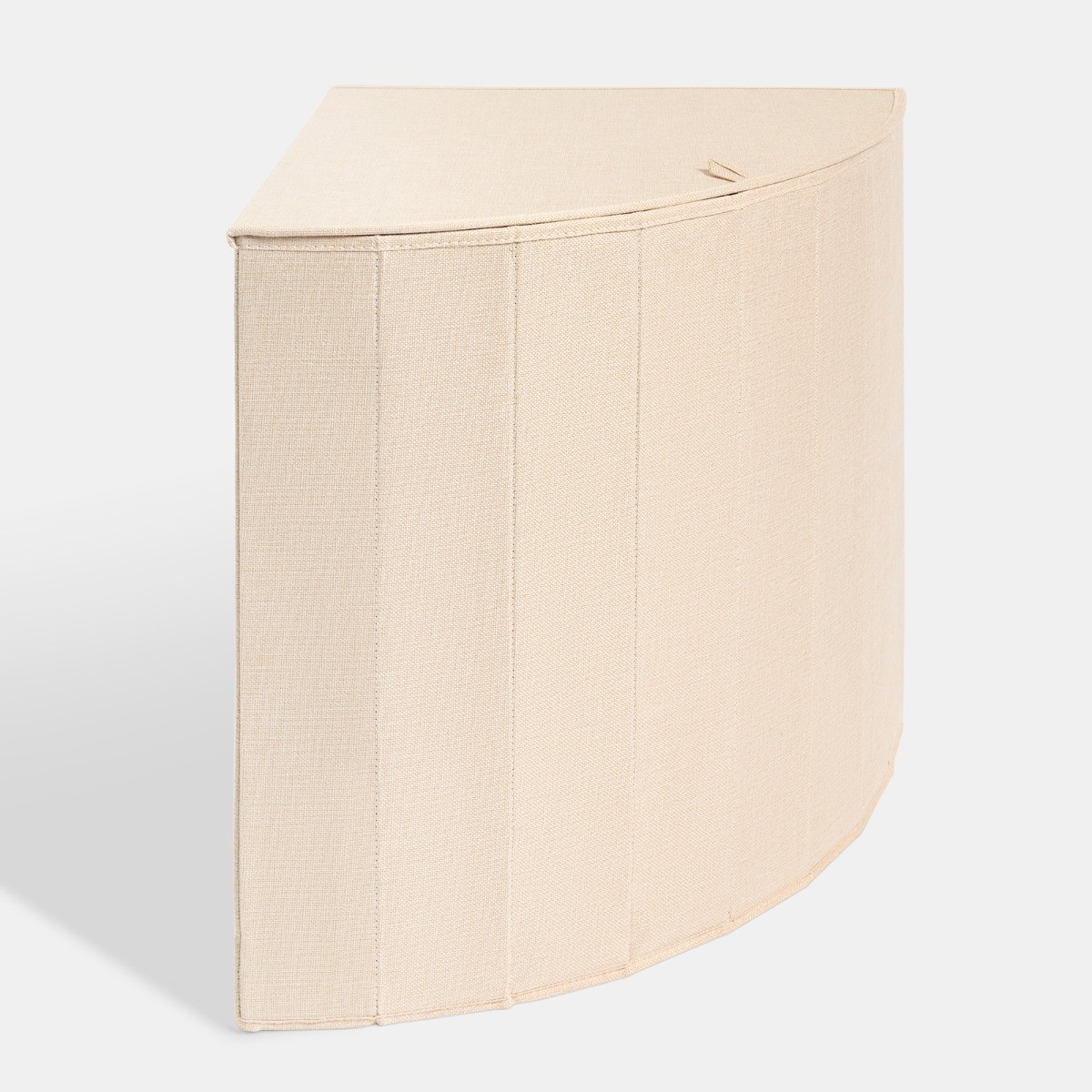 OHS Foldable Corner Laundry Basket - Natural>