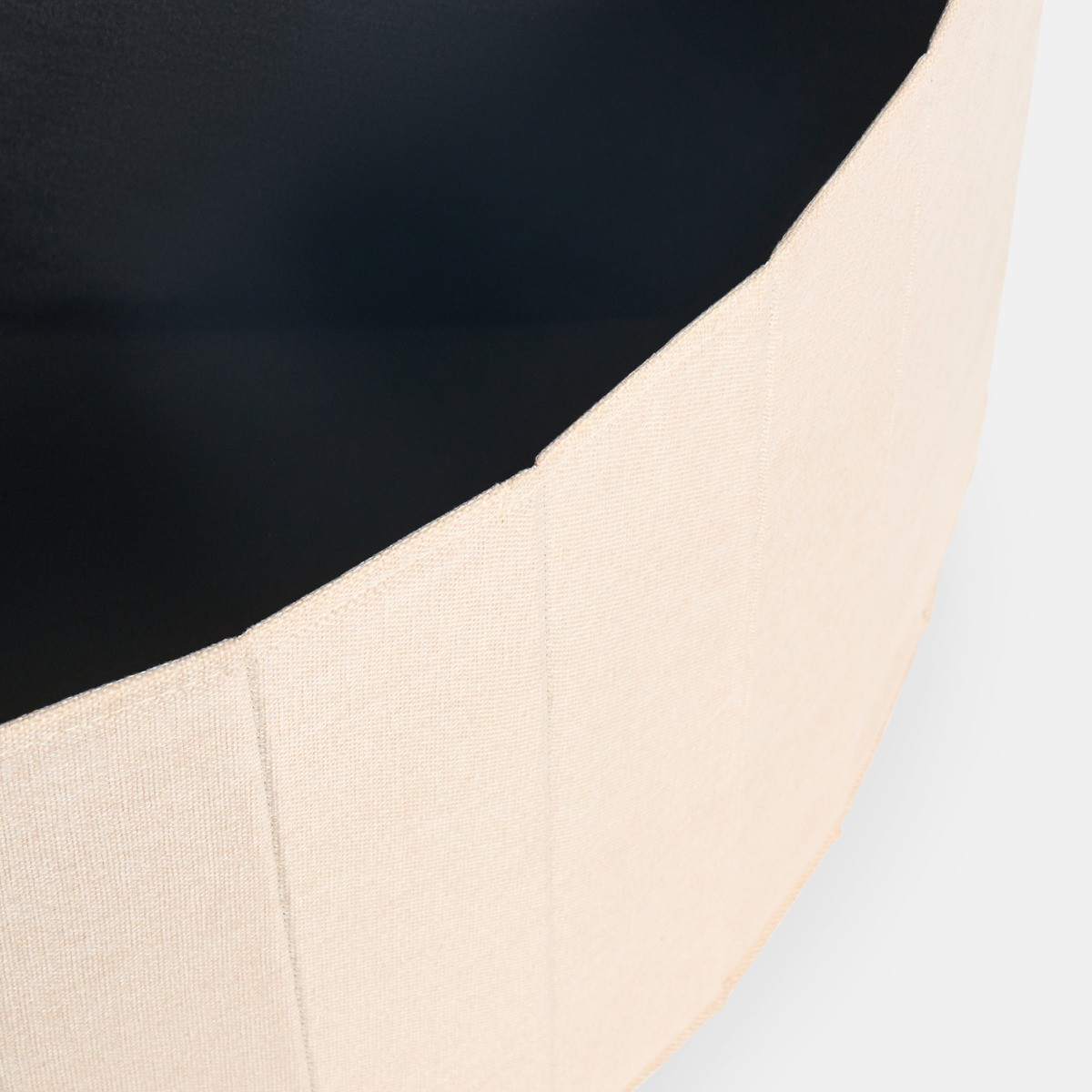 OHS Foldable Corner Laundry Basket - Natural>