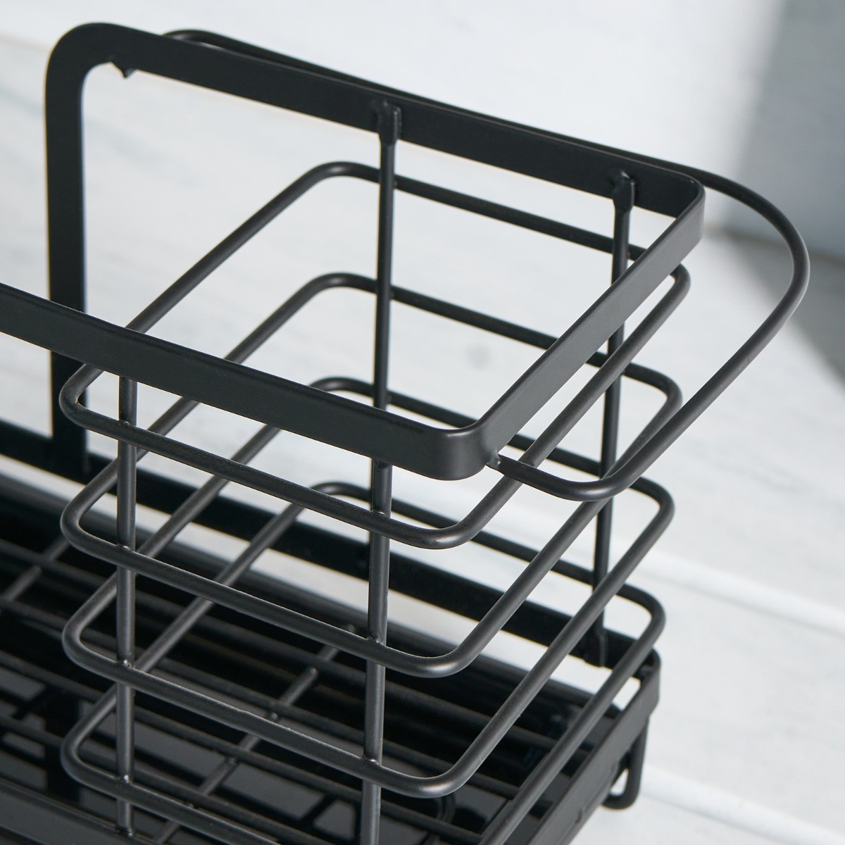 OHS Wire Sink Organiser - Black>