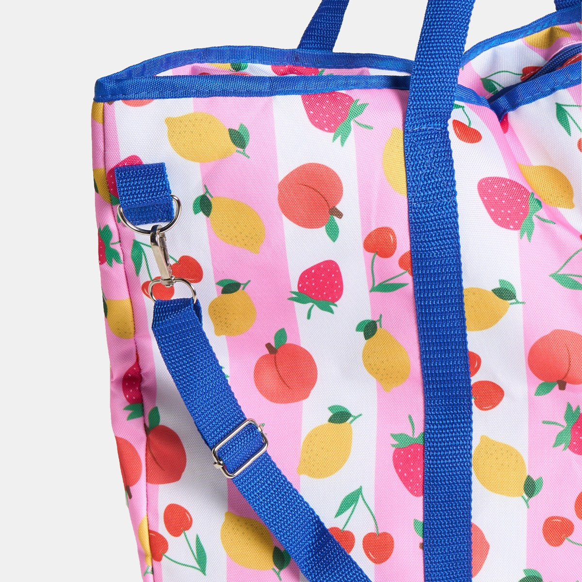 OHS Fruit Print Picnic Bag - Pink>