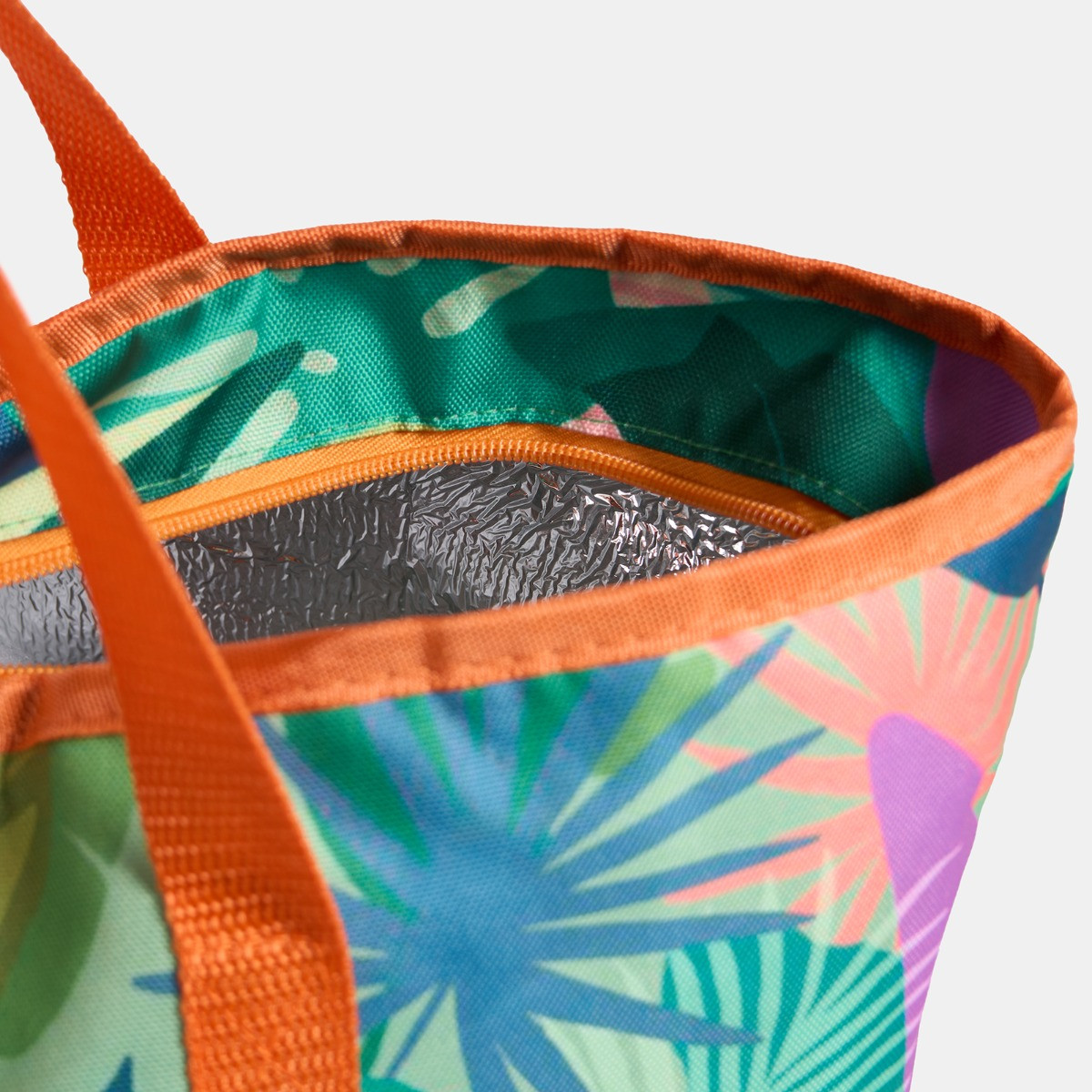 OHS Palm Print Picnic Bag - Green>