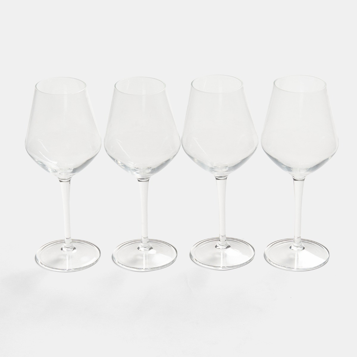 OHS Plastic Wine Glasses, Clear - 4 Pack>
