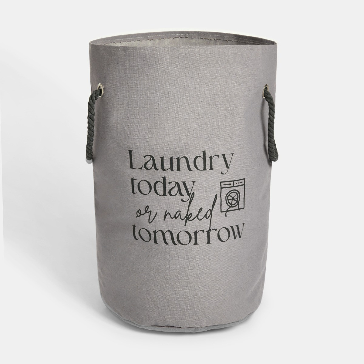 OHS Slogan Laundry Hamper - Grey>