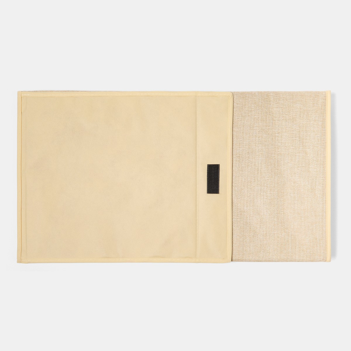 OHS Faux Linen Look Collapsible Laundry Hamper - Natural>
