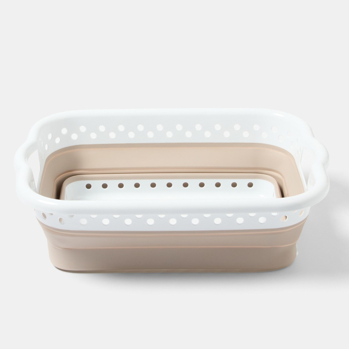 OHS Collapsible Laundry Basket - Natural>
