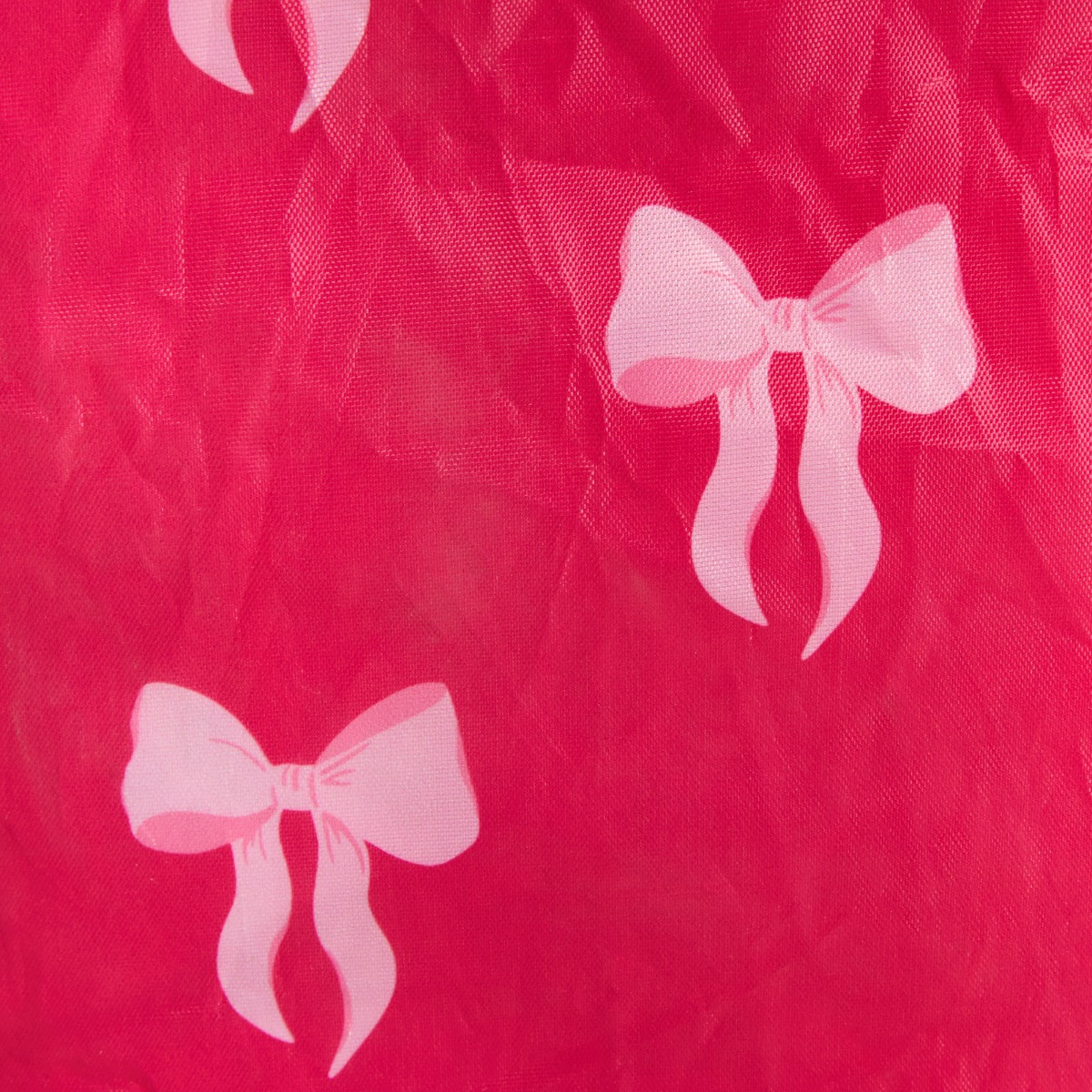 OHS Bow Print Backpack Laundry Bag - Hot Pink>