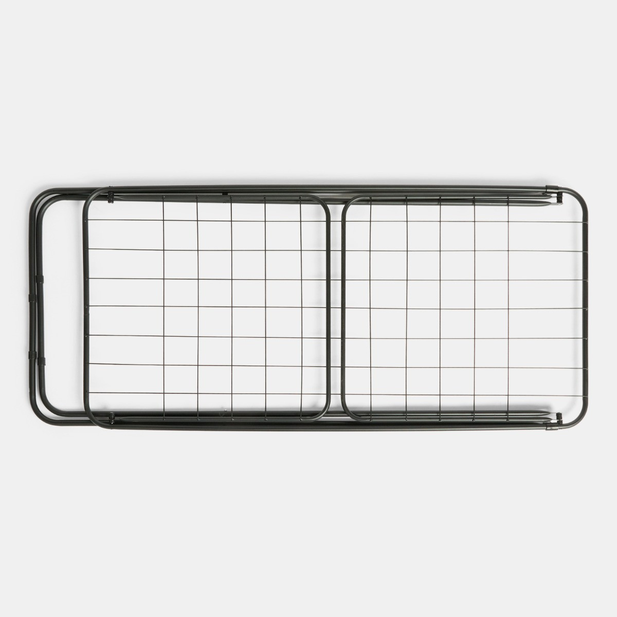 OHS 18m Steel Drying Rack - Black>