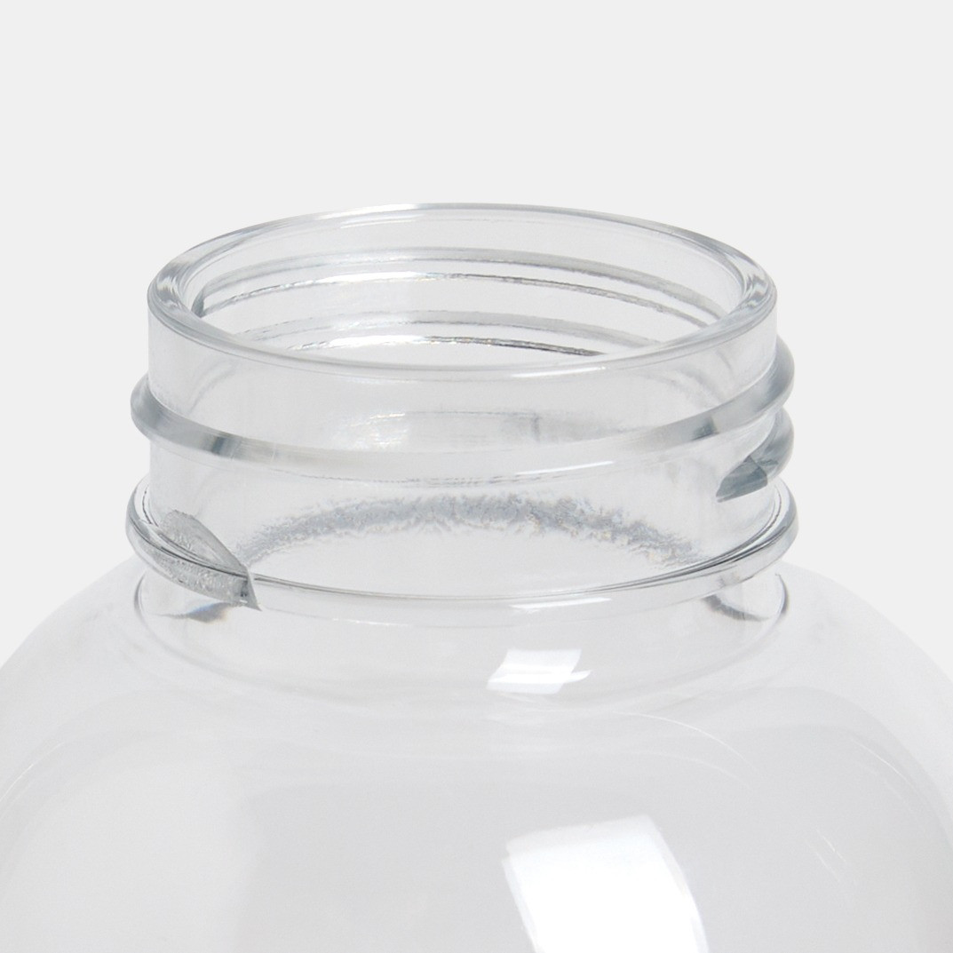 OHS 3 Pack Laundry Scent Boosters Plastic Jars with Lids - Clear/Black>