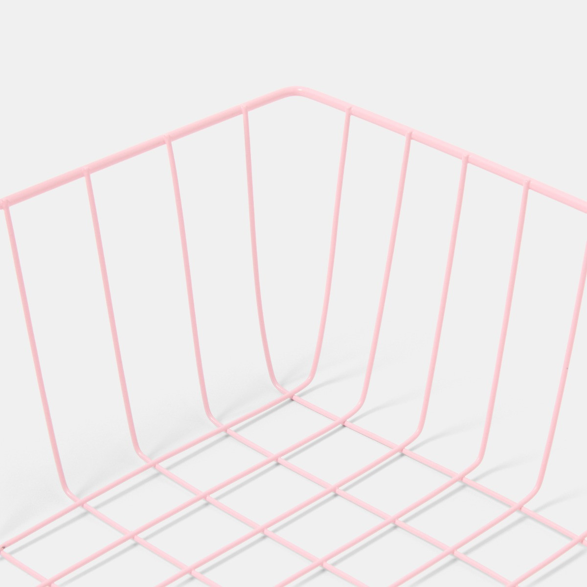 OHS Metal Wire Under Shelf Basket - Pink>