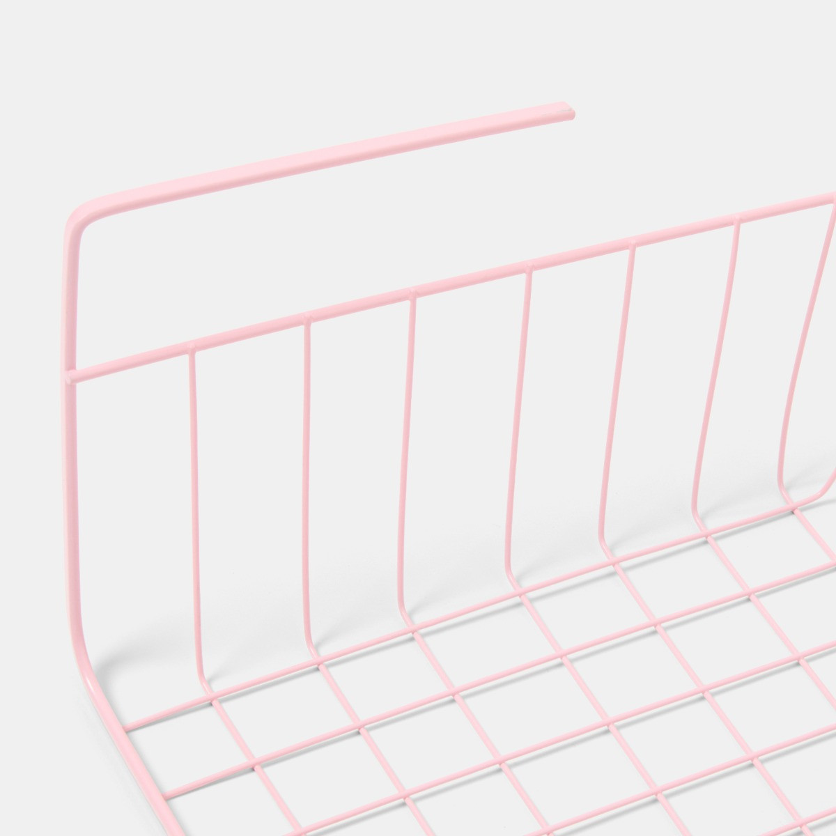 OHS Metal Wire Under Shelf Basket - Pink>