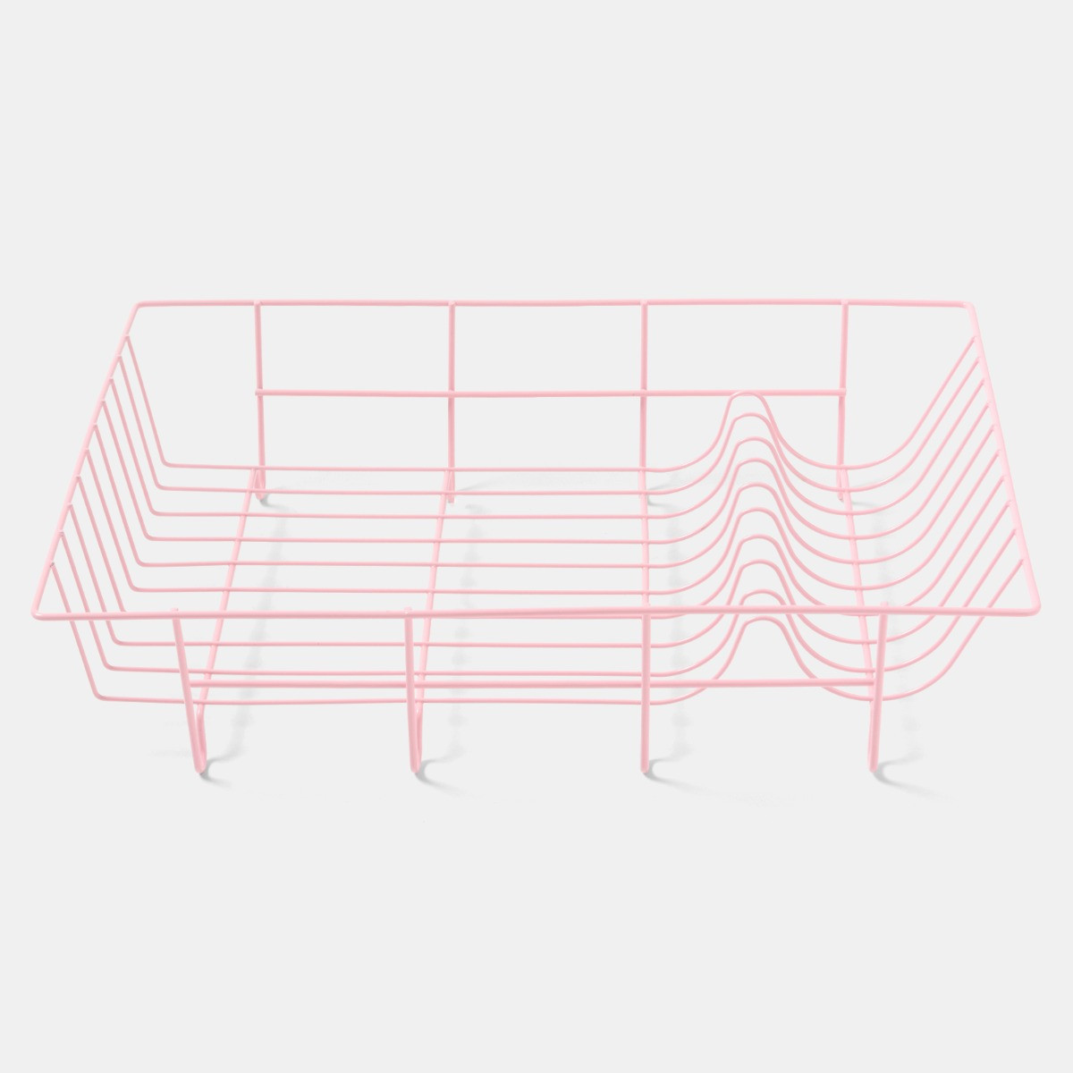 OHS Wire Dish Drainer Rack - Pink>