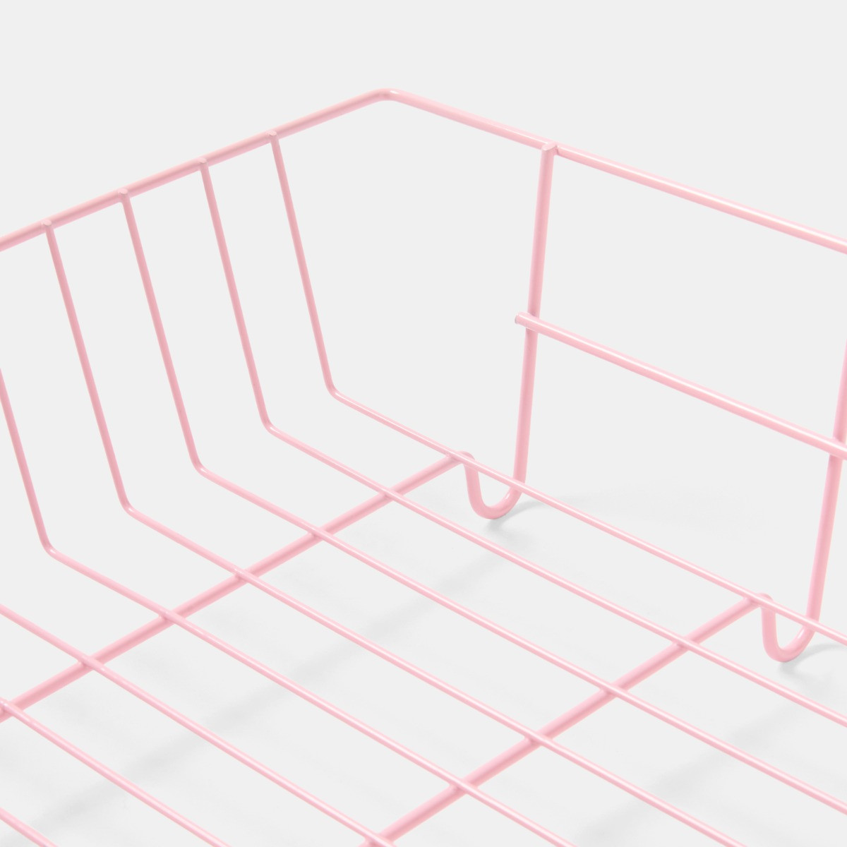 OHS Wire Dish Drainer Rack - Pink>
