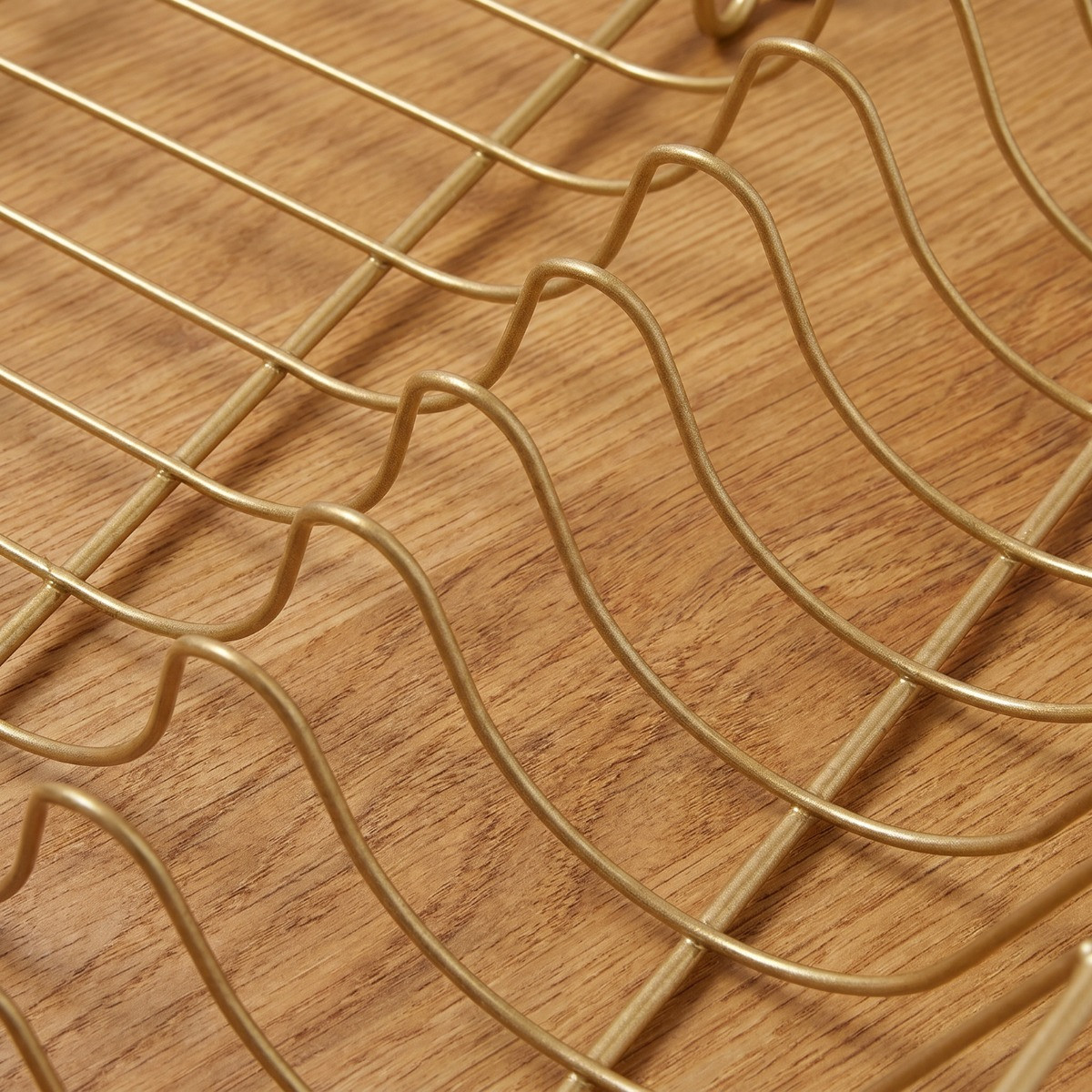 OHS Wire Dish Drainer Rack - Gold>