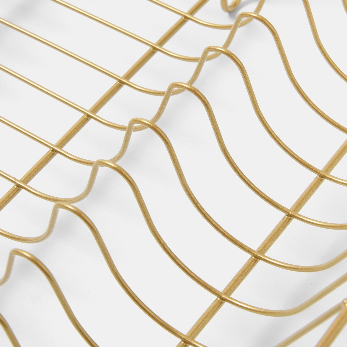 OHS Wire Dish Drainer Rack - Gold>