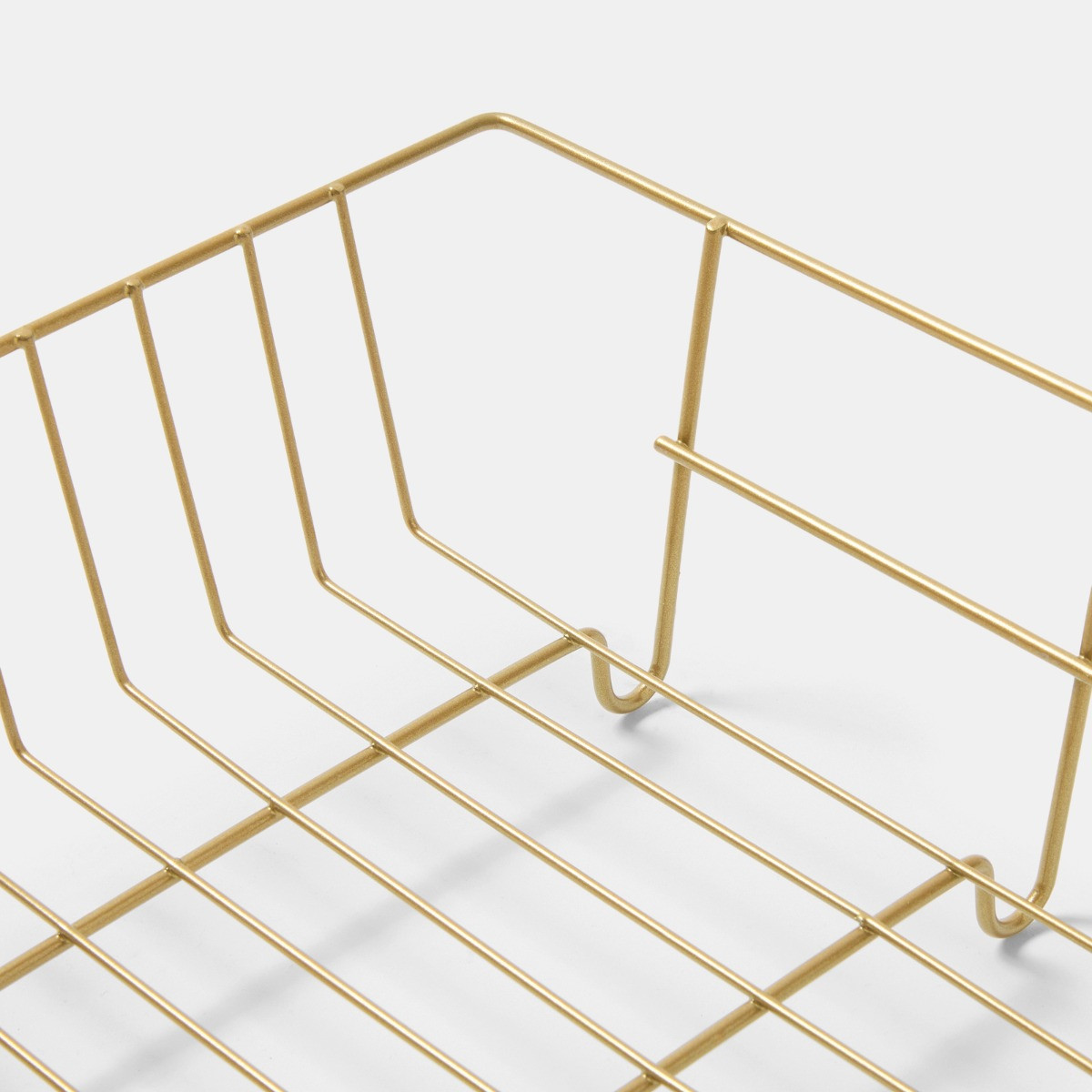 OHS Wire Dish Drainer Rack - Gold>