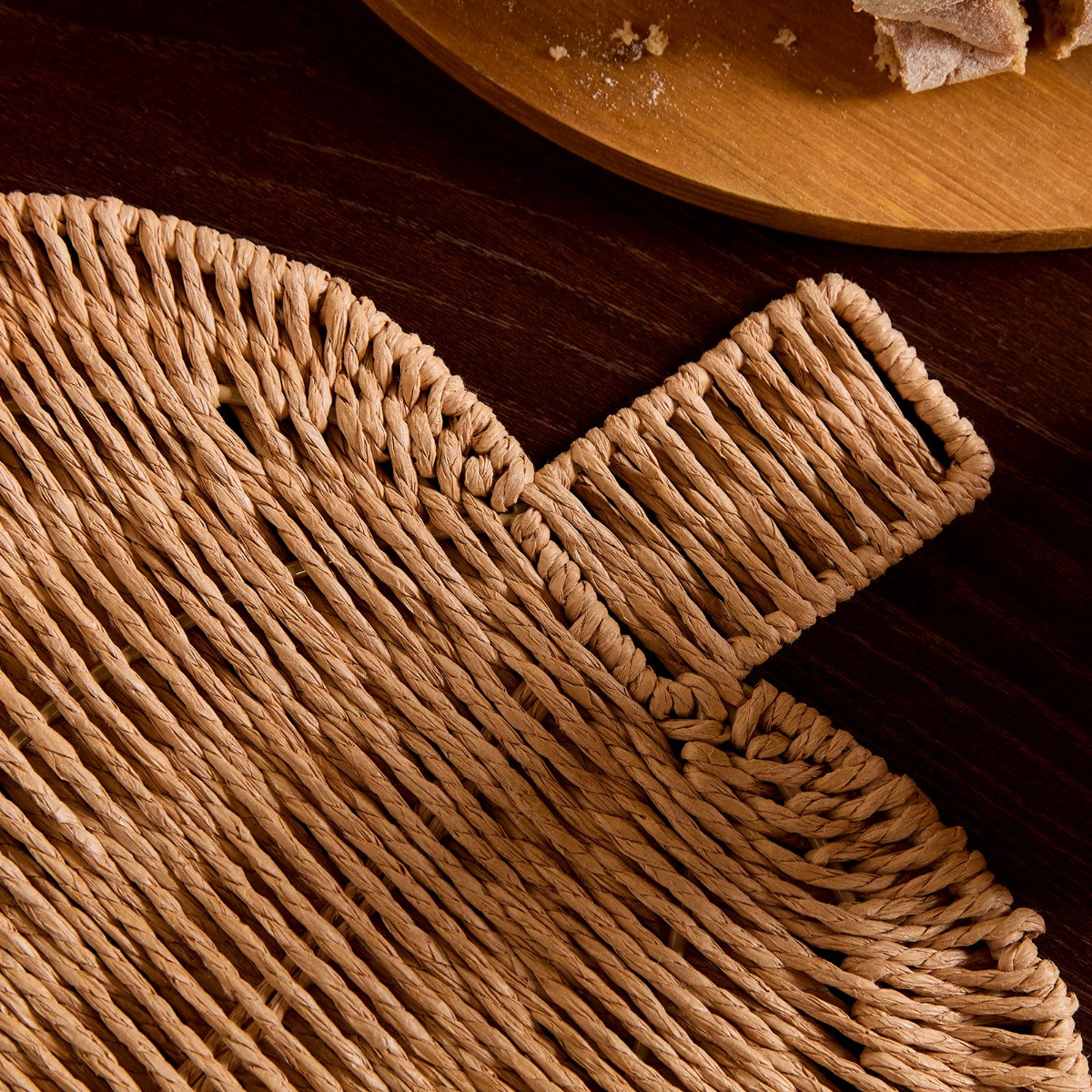 OHS 2 Pack Seagrass Pumpkin Placemats - Natural>