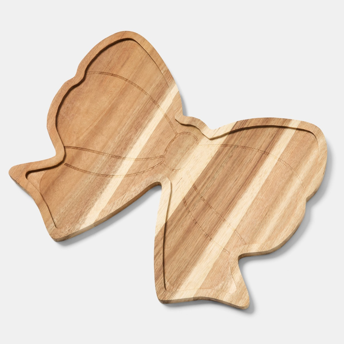 OHS Bow Shaped Wooden Serving Board - Natural>