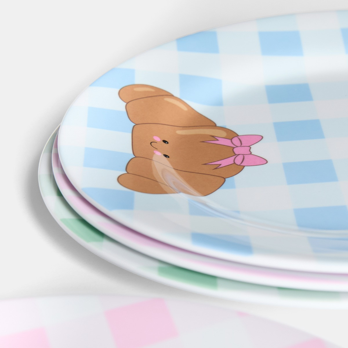 OHS 4 Pack Sweetie Pies Plates - Multi>