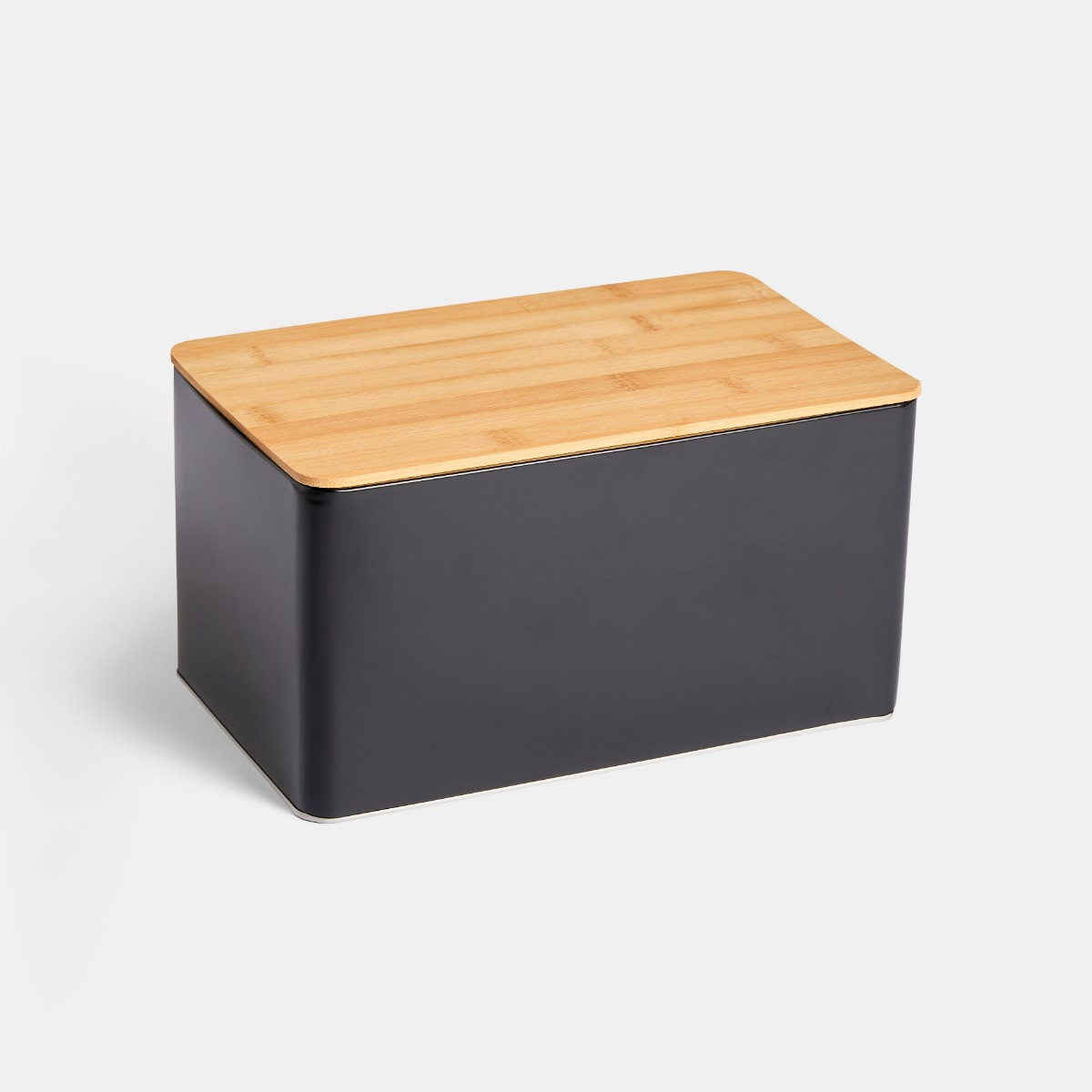 OHS Bread Bin and Canister Set - Black>