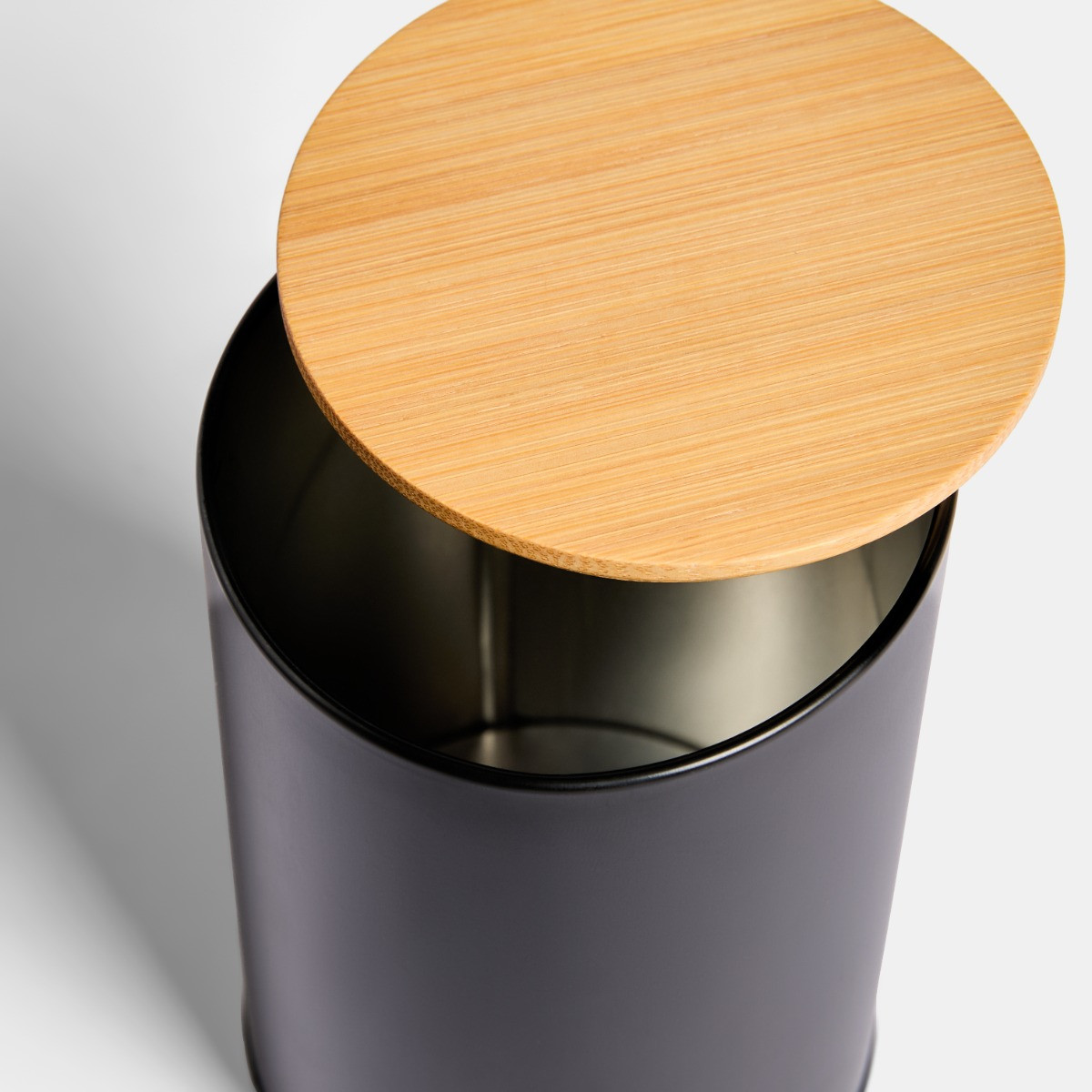 OHS Bread Bin and Canister Set - Black>