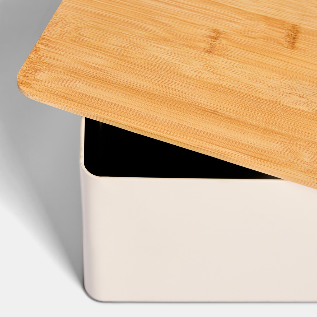 OHS Bread Bin and Canister Set - Cream>