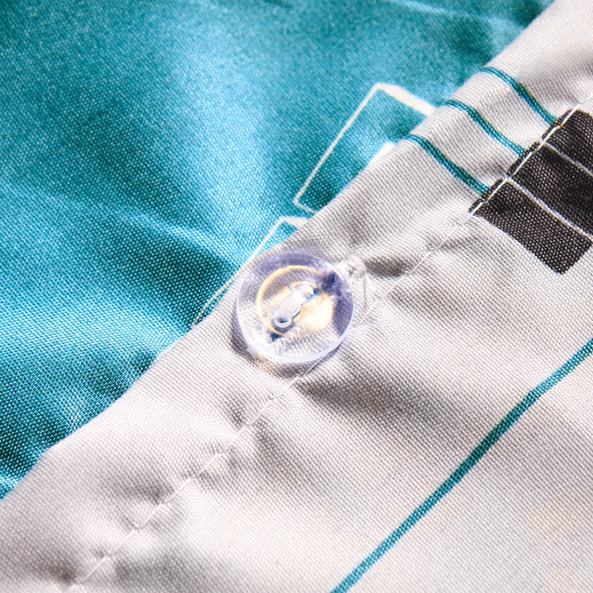 OHS Kids Gaming Console Print Reversible Duvet Cover Set, Grey/Blue - Double>