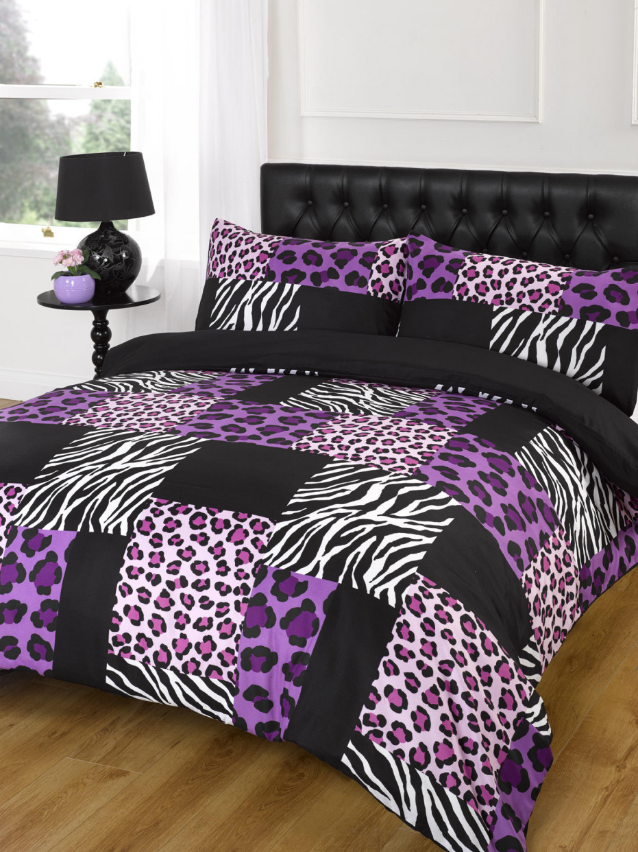 Duvet Quilt Cover Bedding Set - Kruger  - All Colours and Sizes>