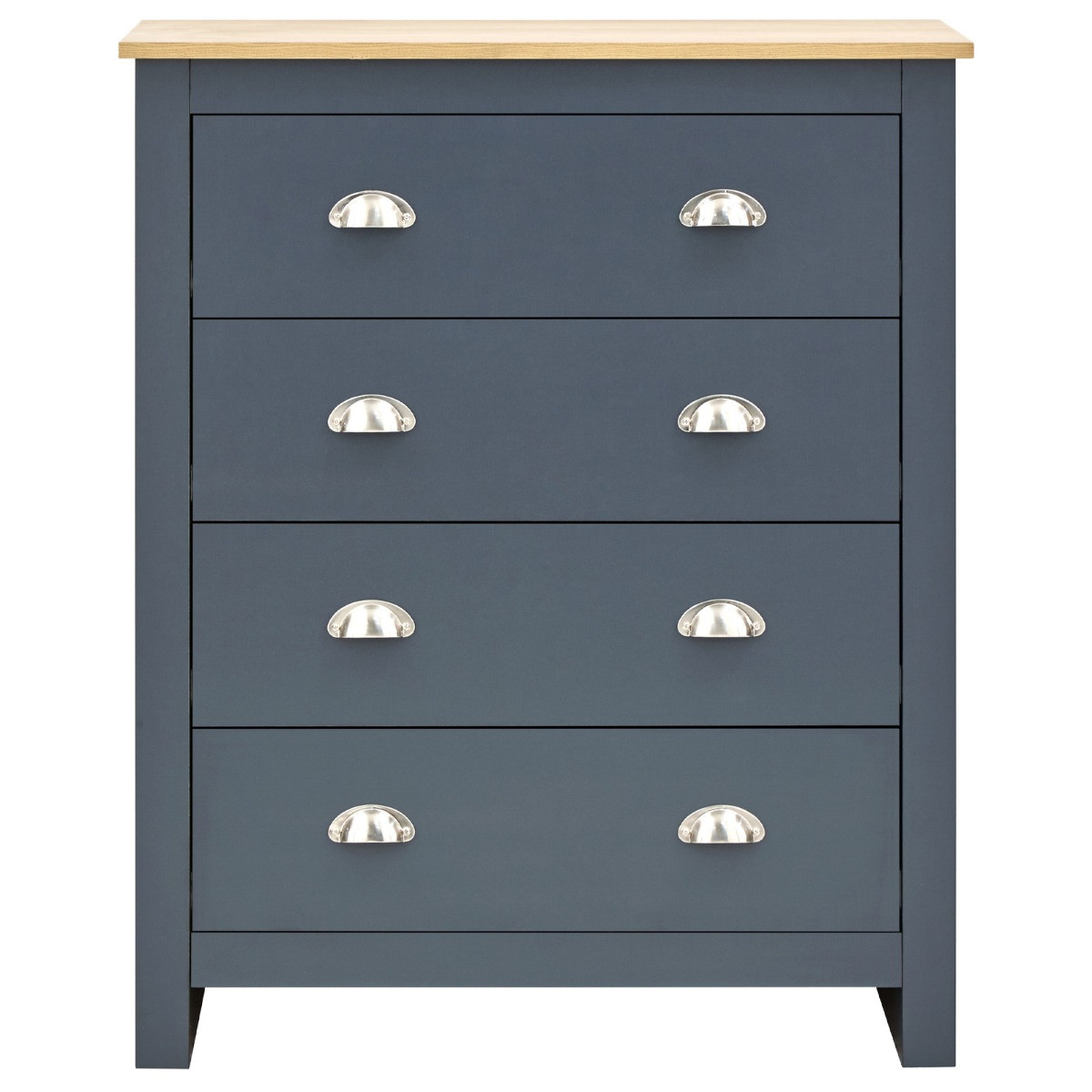 Lancaster 3 Piece Bedroom Furniture Set - Slate Blue>