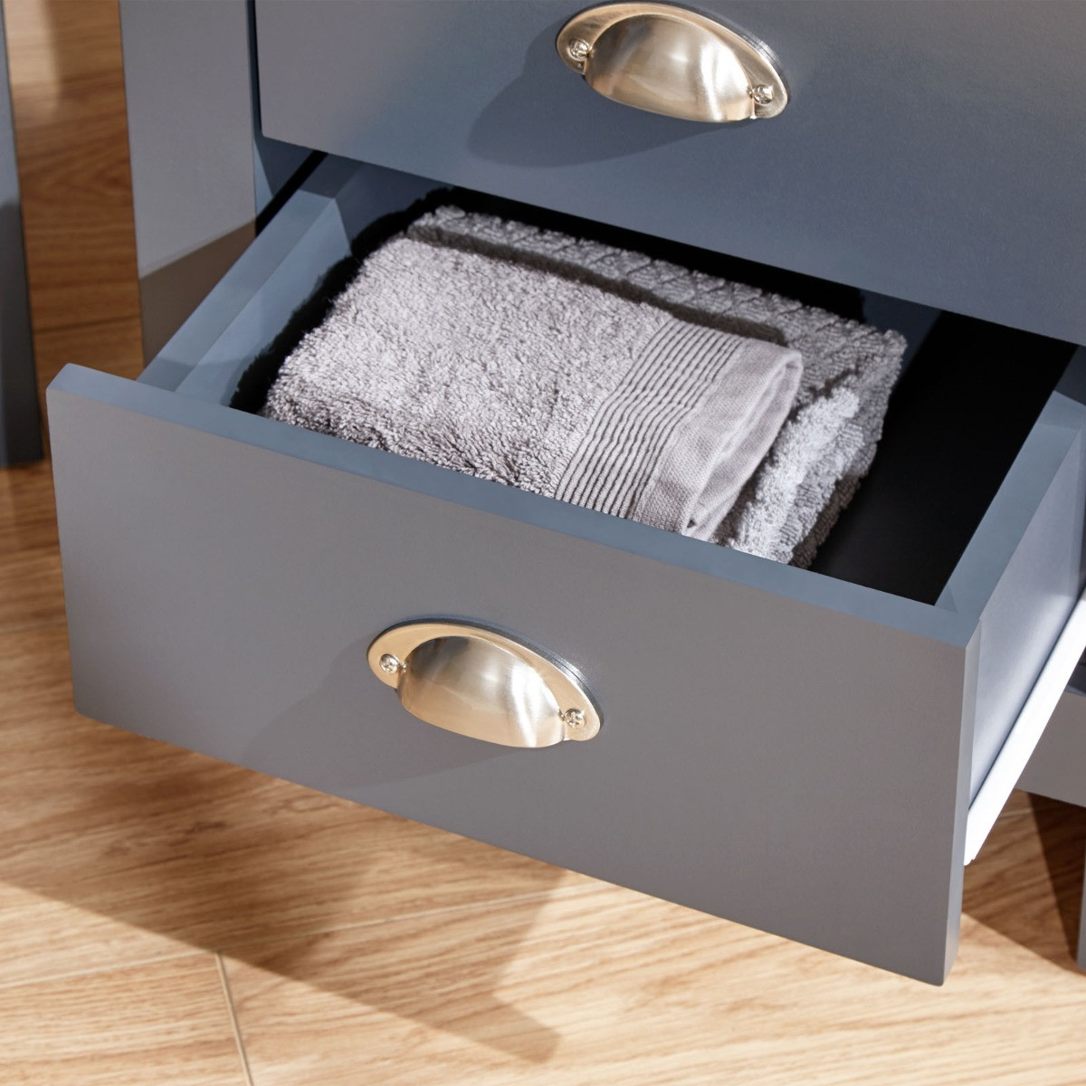 Lancaster 3 Piece Bedroom Furniture Set - Slate Blue>