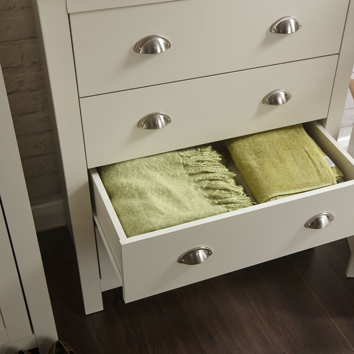 Lancaster 3 Piece Bedroom Furniture Set - Cream>