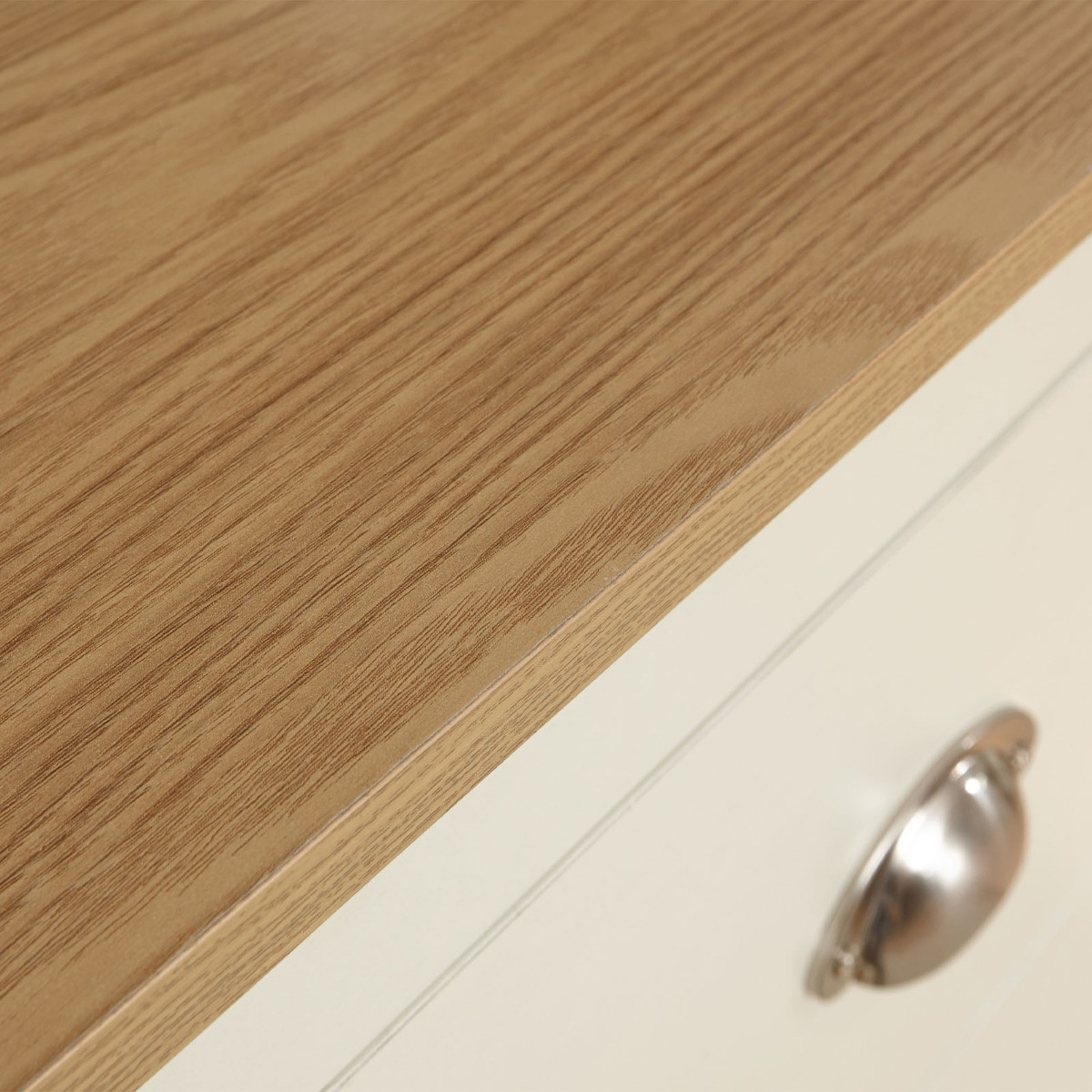 Lancaster 2+2 Drawer Chest of Drawers - Cream>